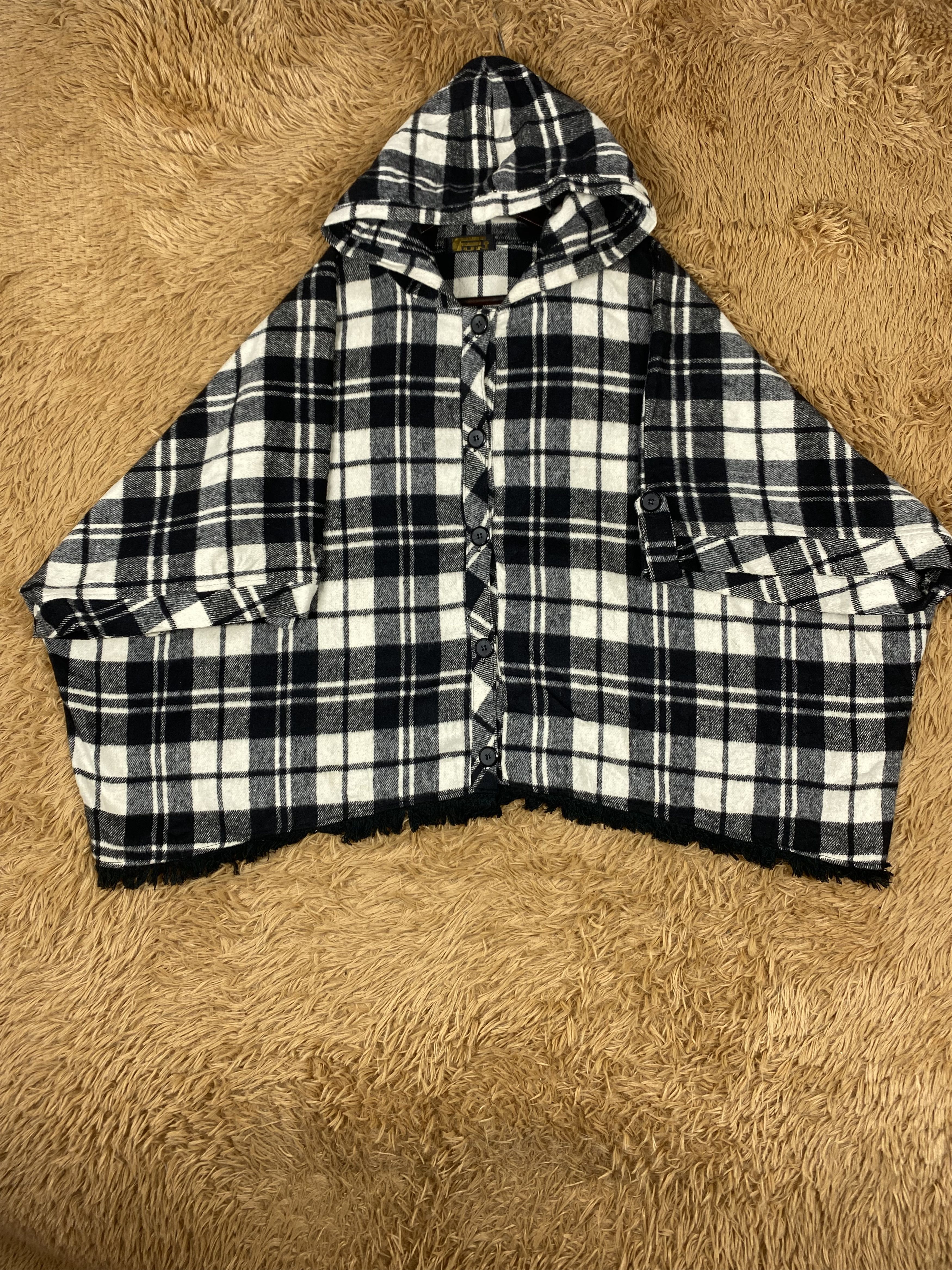 Japanese Brand Vintage Fun Checked Jacket DJ1080 Size US XXL / EU 58 / 5 - 4 Thumbnail