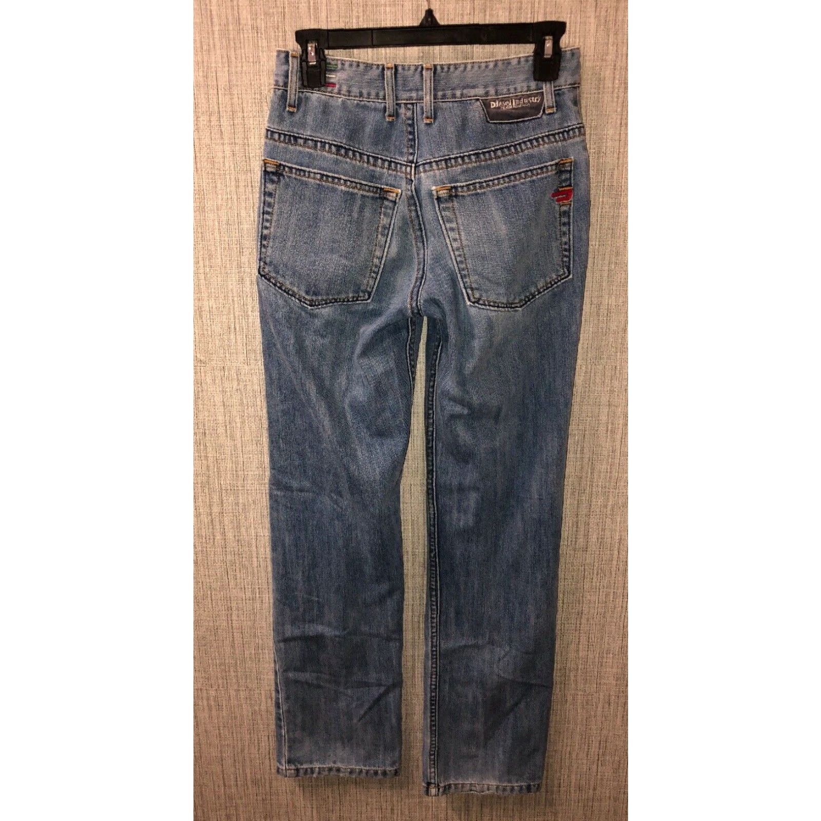 Diesel Diesel Men's Blue Straight Denim Jeans Size 28 x 31.5 Regular Size US 28 / EU 44 - 4 Thumbnail