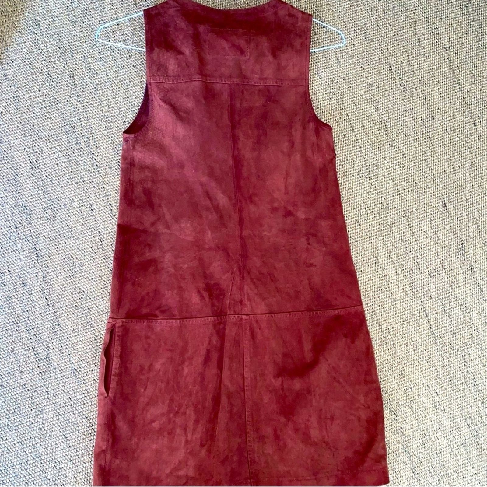 Elizabeth and James $695 ELIZABETH AND JAMES Stanton Suede Shift Dress Size 0 Size XS / US 0-2 / IT 36-38 - 10 Thumbnail