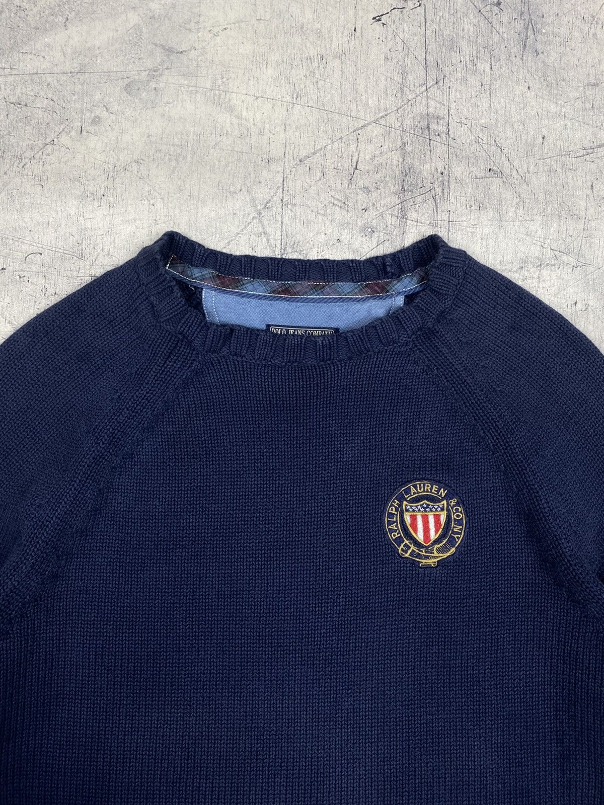 Polo Ralph Lauren Polo Ralph Lauren Jeans Co Cotton Cashmere Knit Sweater Size US S / EU 44-46 / 1 - 5 Thumbnail