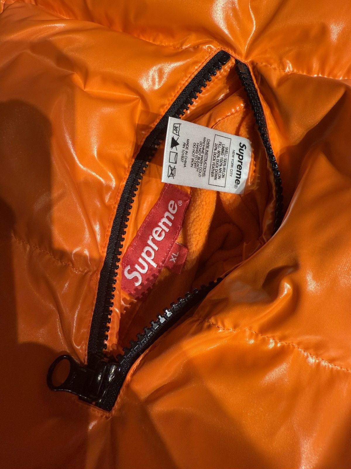 Supreme Supreme shiny reversible puffy jacket Size US XL / EU 56 / 4 - 6 Thumbnail