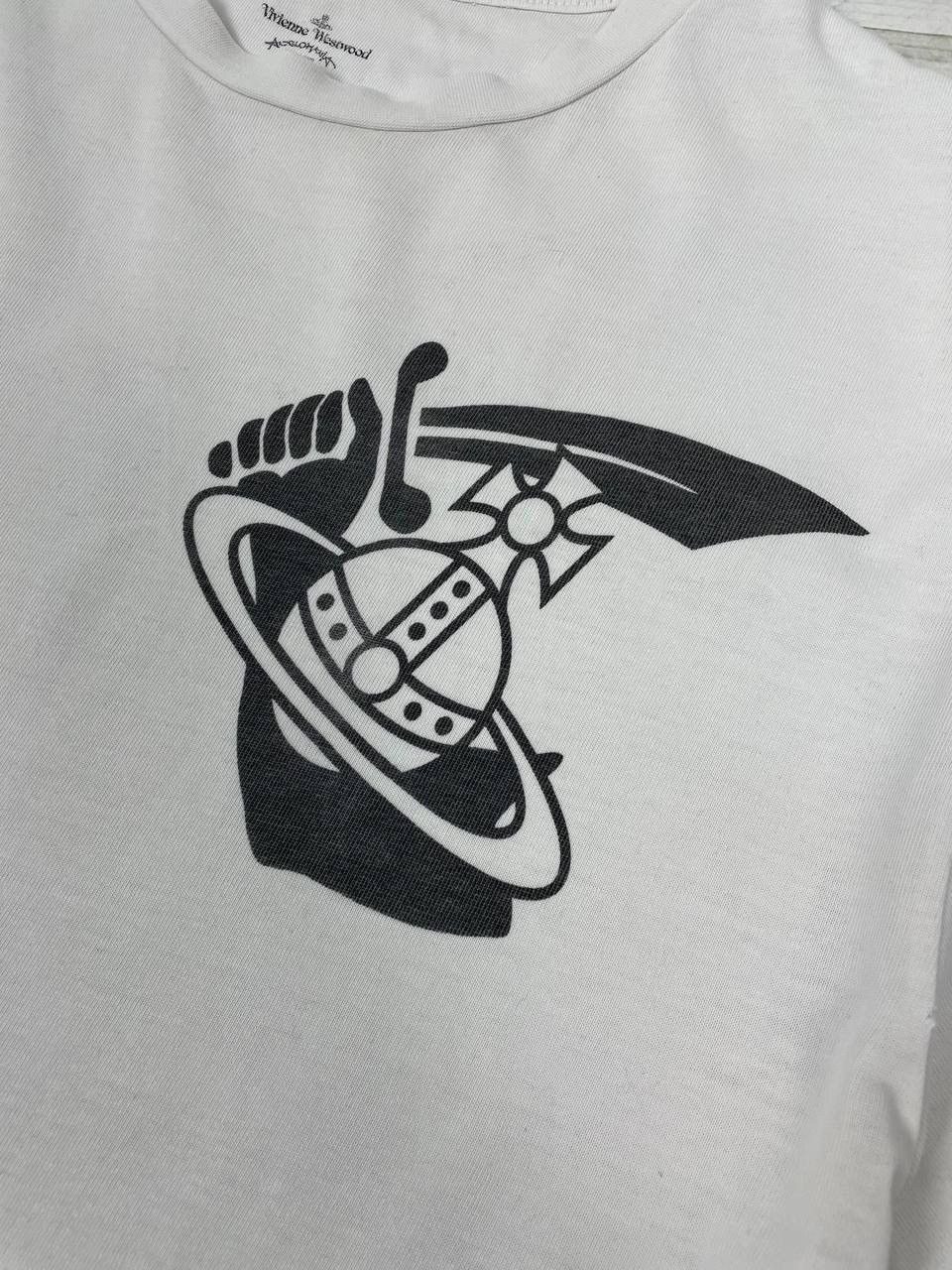 Vivienne Westwood Vivienne Westwood Anglomania New Boxy T-Shirt Chaos Orb Size US XL / EU 56 / 4 - 4 Thumbnail