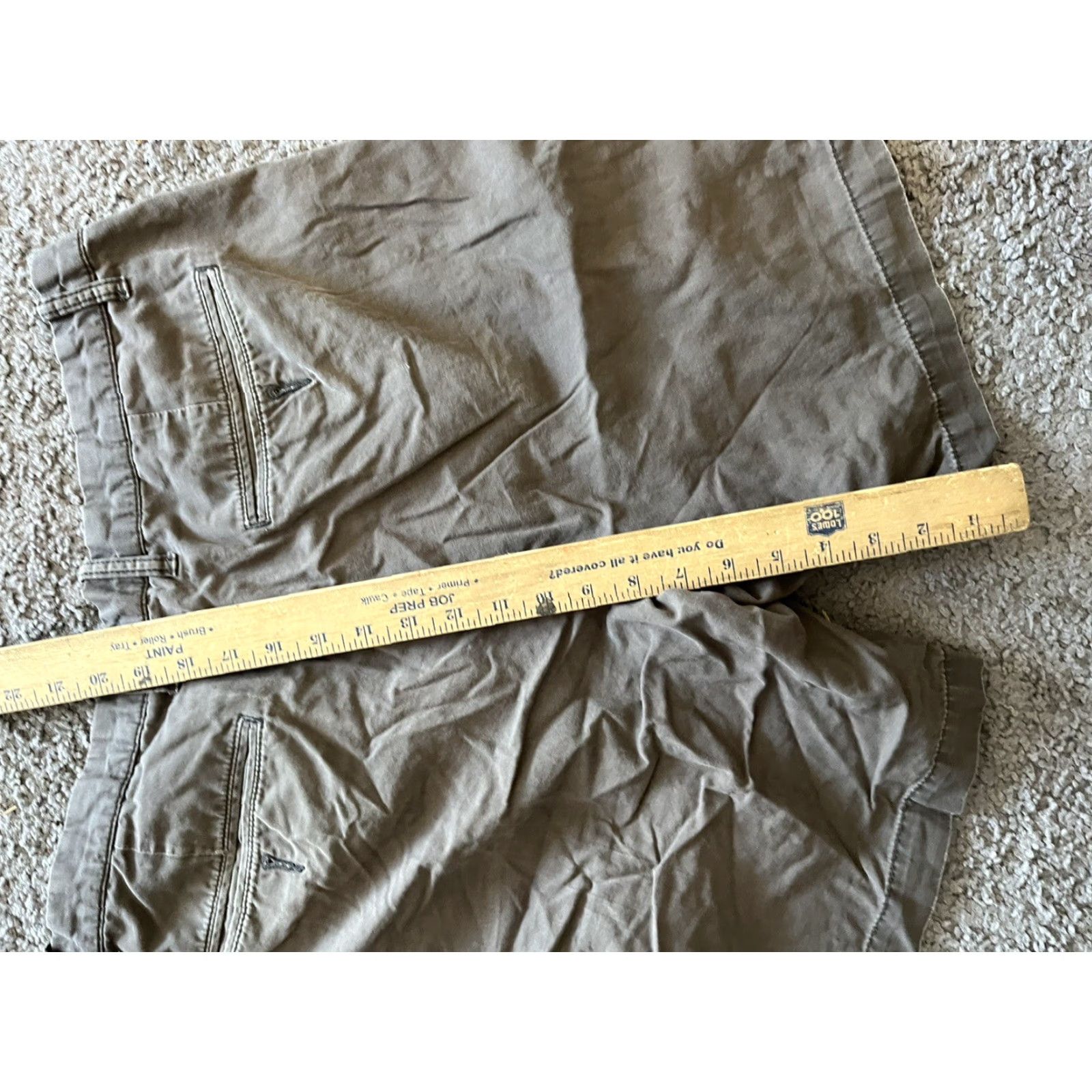 Gap VINTAGE Gap Shorts Men Chino Casual 35 10” Brown Cotton 100% Size 35 Mens Size US 35 - 4 Thumbnail