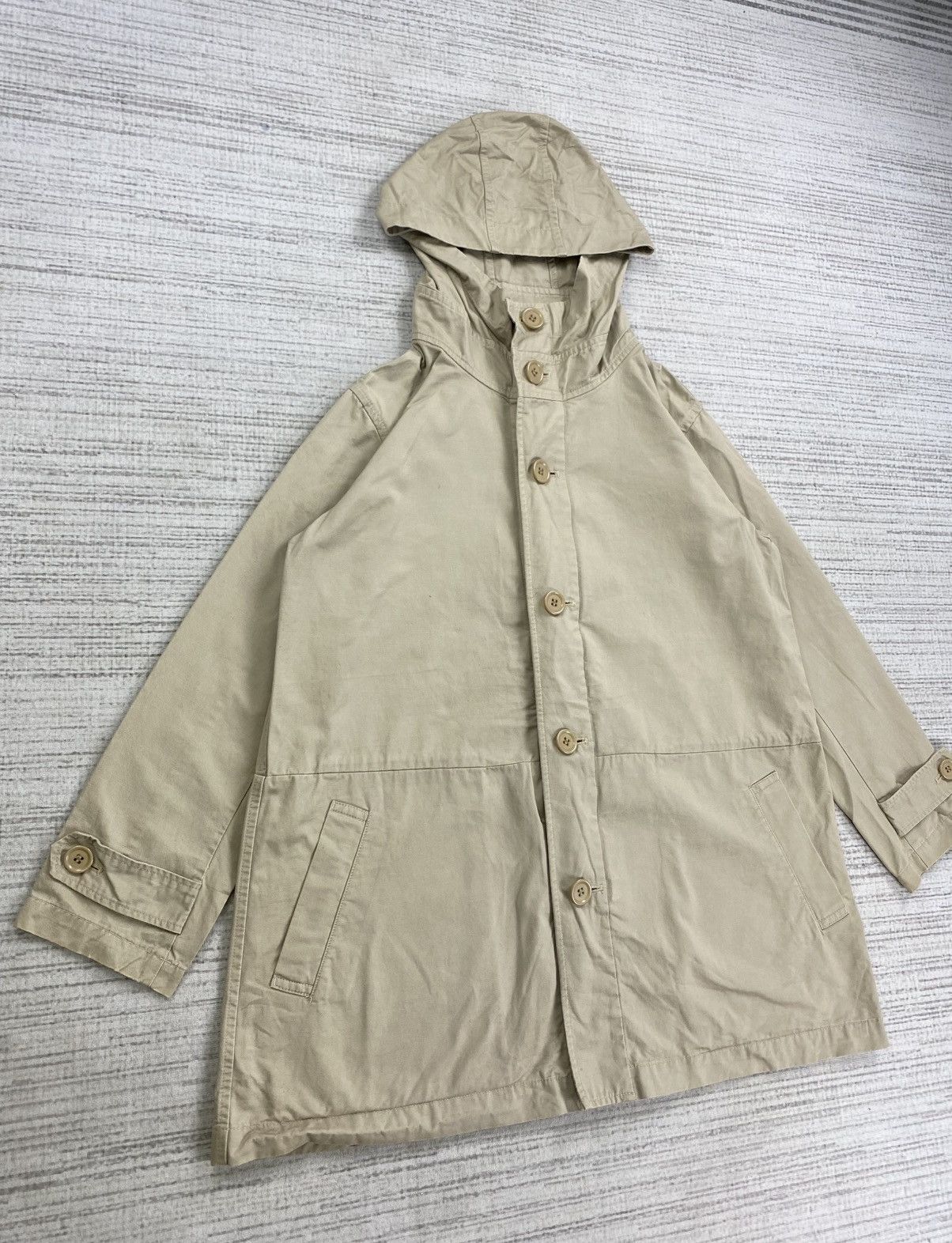 Issey Miyake Issey Miyake Plantation Buttoned Hoodie Jacket Size US M / EU 48-50 / 2 - 3 Thumbnail