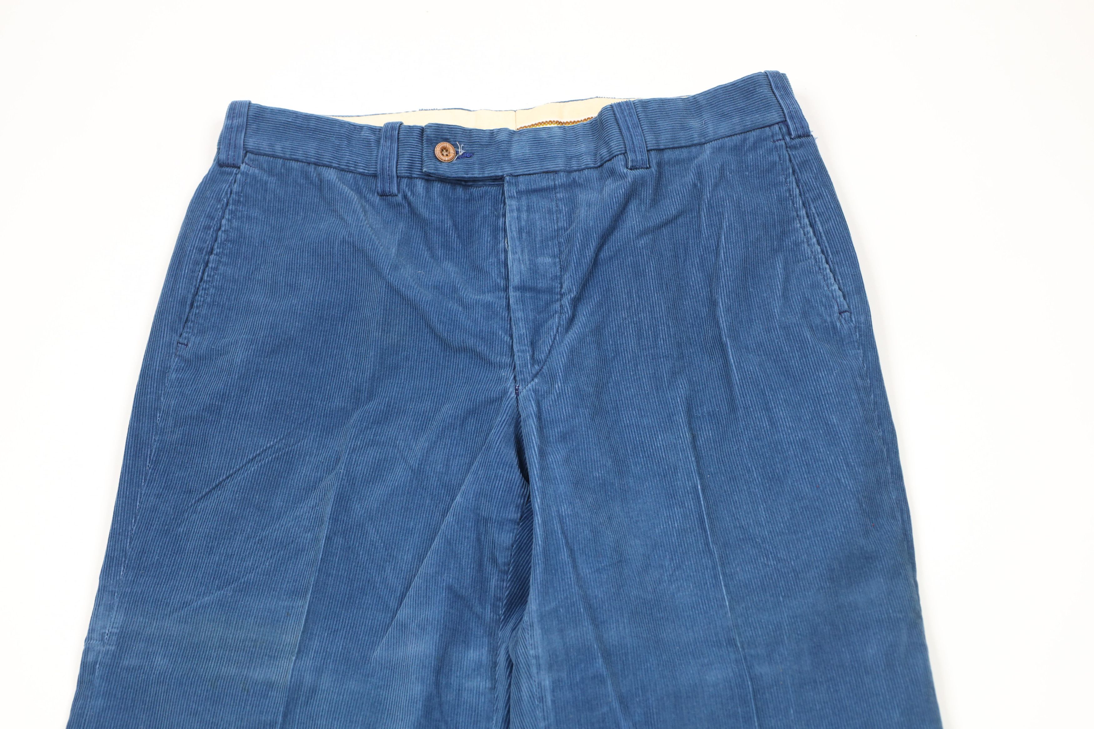 Vintage Vintage 70s Streetwear Wide Leg Bell Bottoms Corduroy Pants Size US 34 / EU 50 - 2 Thumbnail