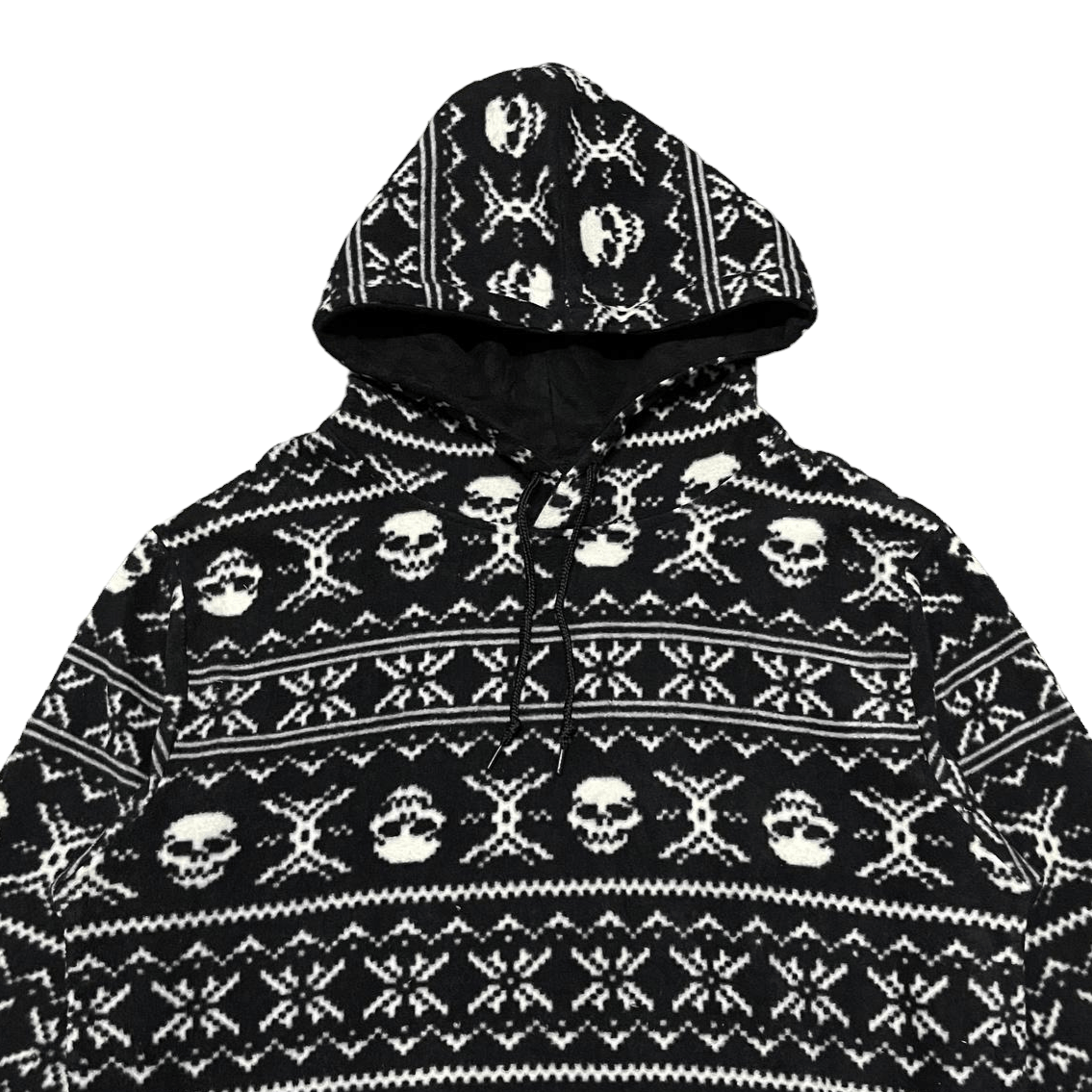 Japanese Brand Vintage Japanese Skulls Print Hoodie Pullover Size US L / EU 52-54 / 3 - 2 Thumbnail