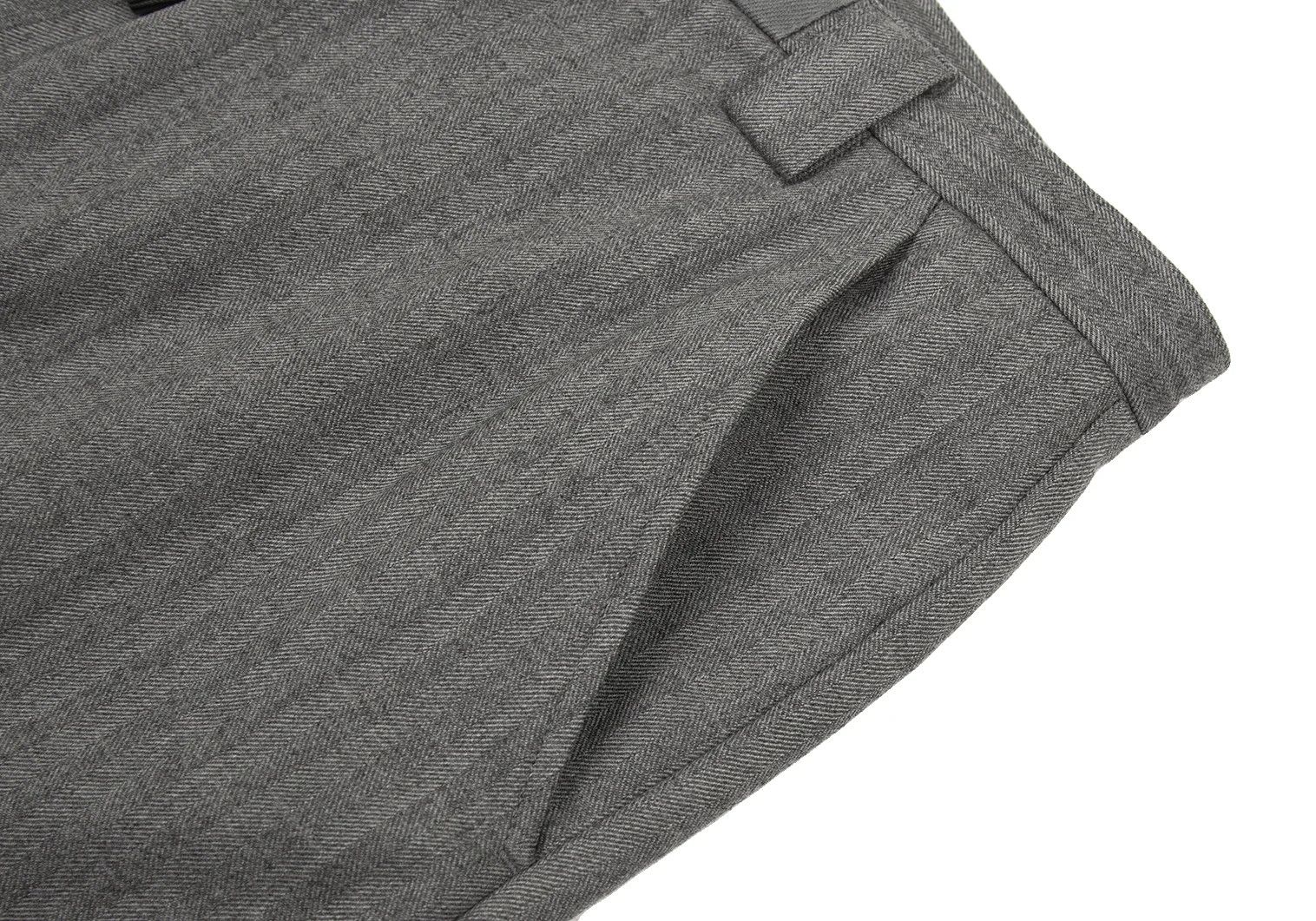 Maison Margiela Wool Herringbone Pants in Gray Size 44 Size US 28 / EU 44 - 4 Thumbnail