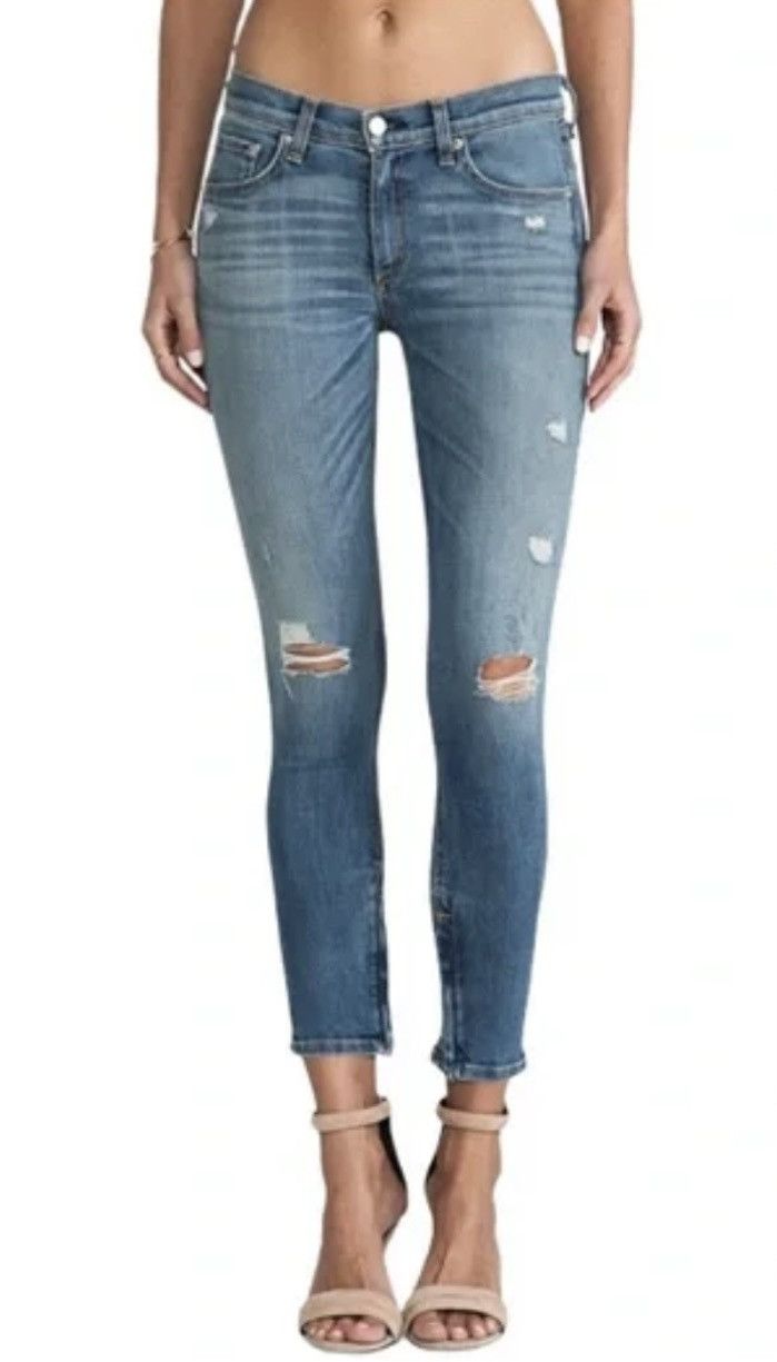 Rag & Bone Rag & Bone 🇺🇸 Zipper Ankle Shredded blowout Capri Jeans 30 Size 30" / US 8 / IT 44 - 2 Thumbnail