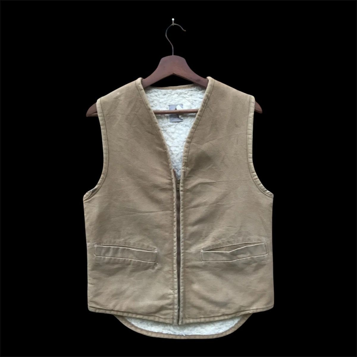 Carhartt Vintage 70s Carhartt 6SV Pile-Lined Duck Canvas Vest Size US M / EU 48-50 / 2 - 1 Thumbnail