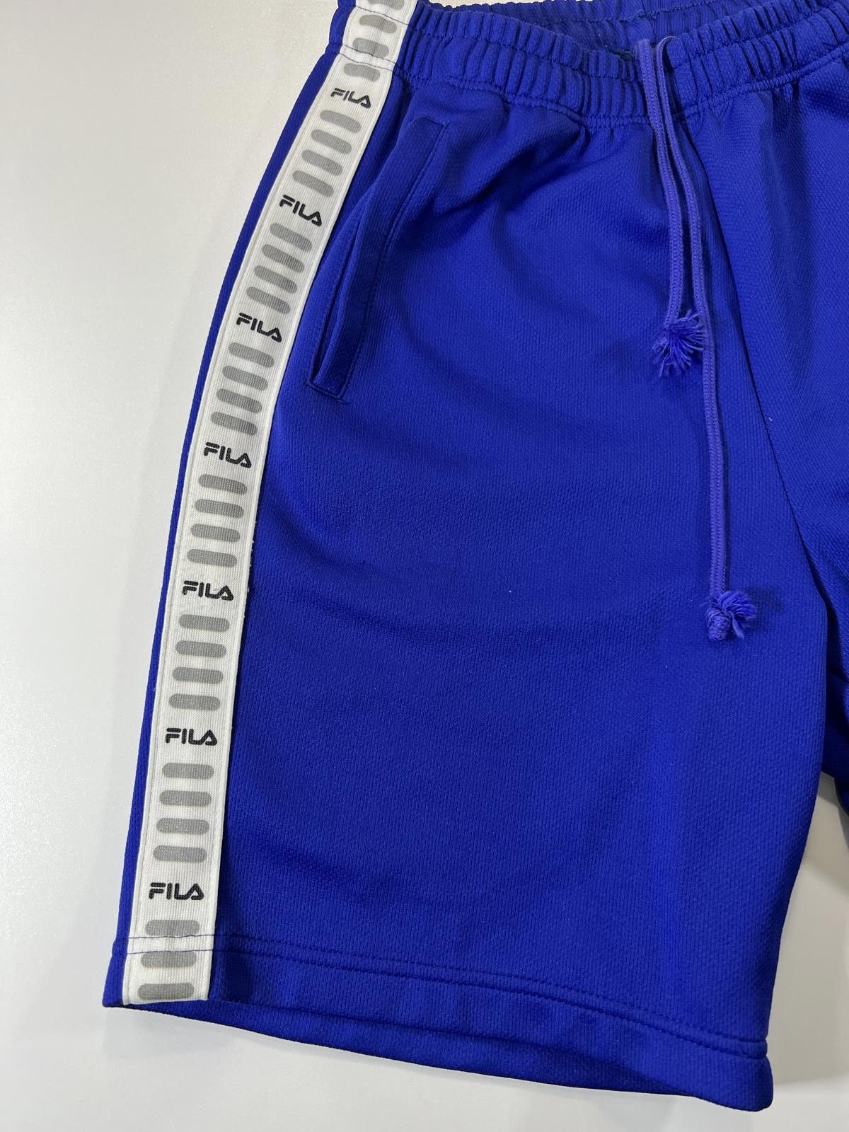 Fila FILA Blue Athletic Shorts with Logo Tape Detail Size US 34 / EU 50 - 3 Thumbnail