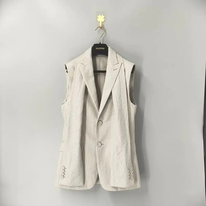 Dior Dior Men's Beige Sleeveless Jacket 0089 Size US S / EU 44-46 / 1 - 1 Thumbnail