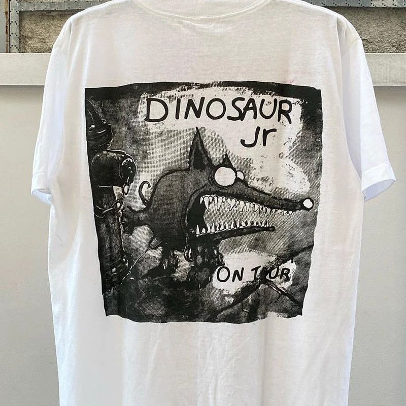 Vintage Vintage American Dinosaur Music T-Shirt Size US XL / EU 56 / 4 - 4 Thumbnail