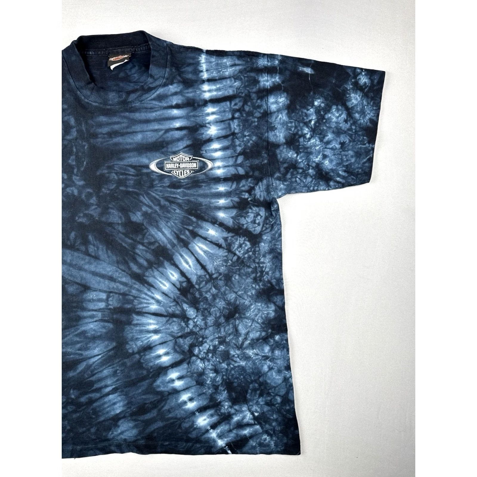 Harley Davidson VINTAGE Harley Davidson Tie Dye Shirt Wichita Kansas USA Made Single Stitch Adult M Size US M / EU 48-50 / 2 - 4 Thumbnail