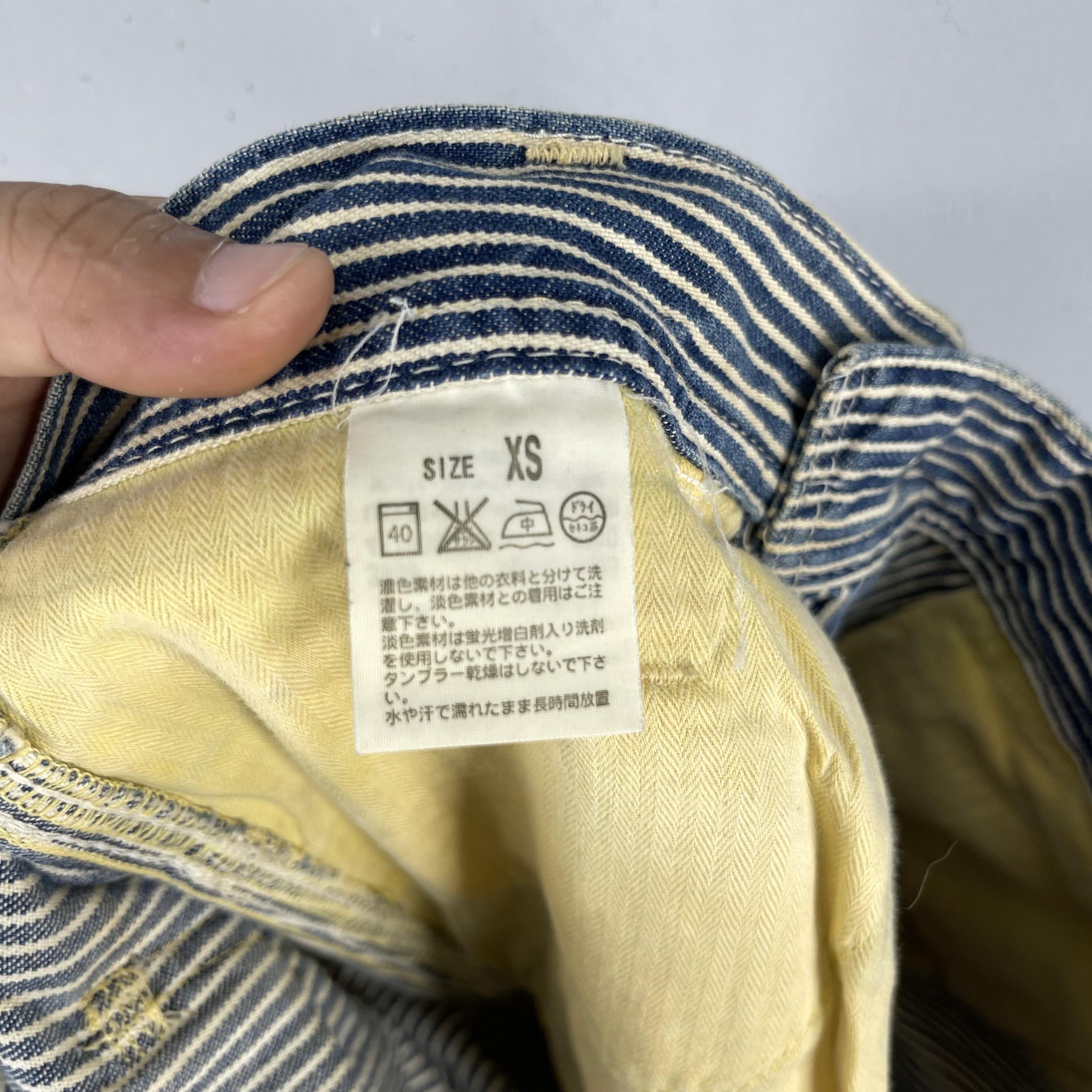 Jean × Levi's × Vintage W31 L32 Vintage Distressed Levis Hickory Stripes Pants Size 31" - 6 Thumbnail