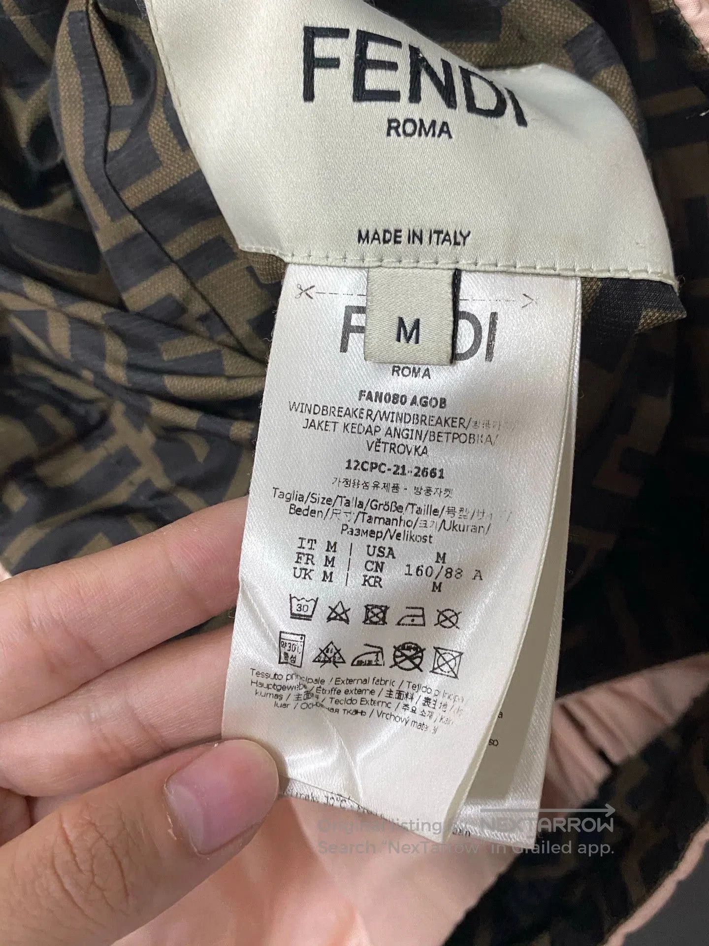 Fendi Fendi Double-sided Logo Zip Jacket Coat. Size US M / EU 48-50 / 2 - 7 Thumbnail