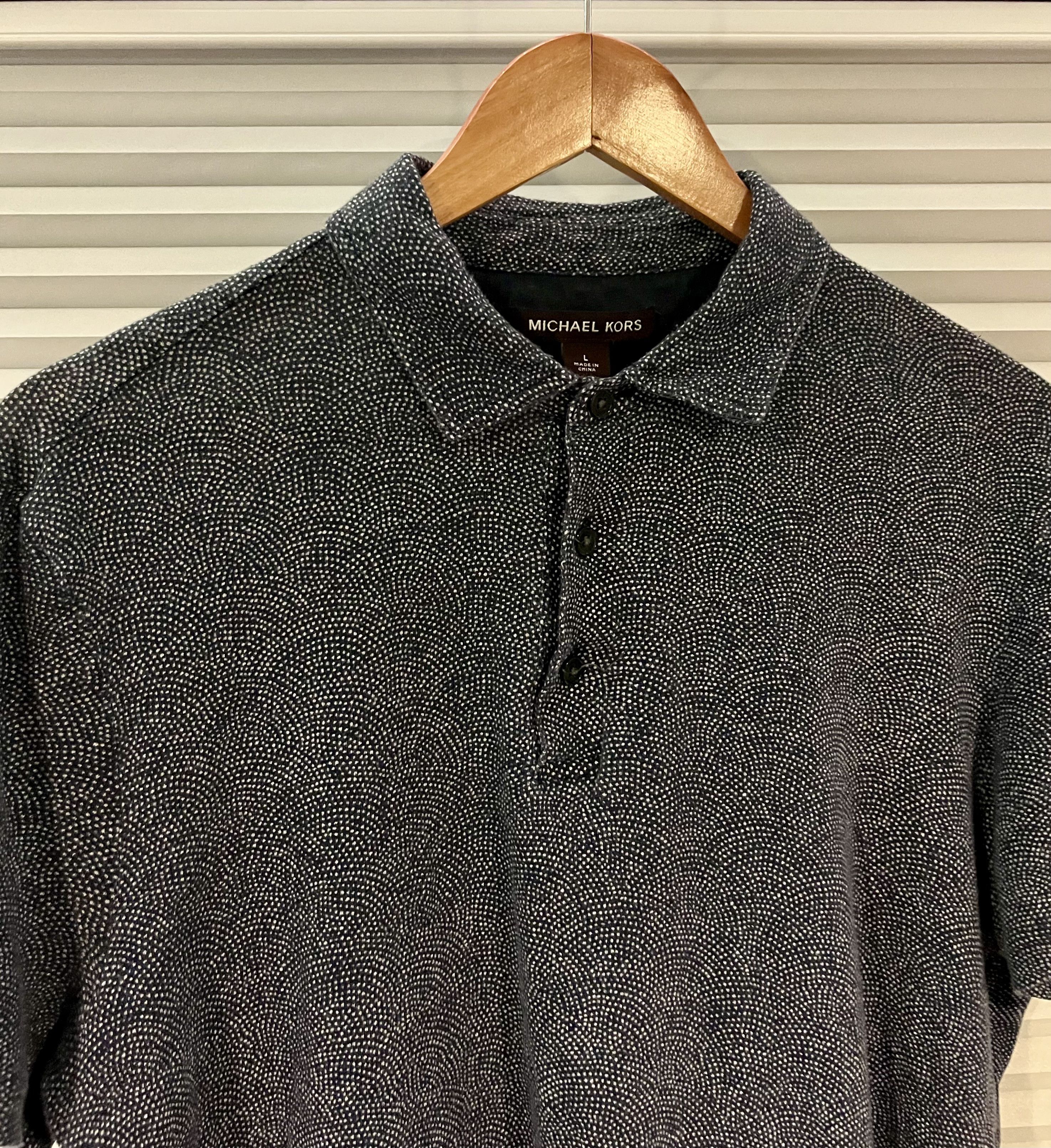 Michael Kors Michael Kors Luxury Polo - Black/White - L (Fits M) Size US L / EU 52-54 / 3 - 2 Thumbnail