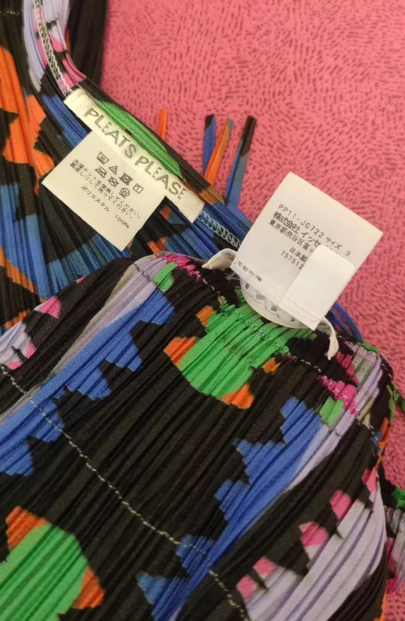 Issey Miyake Issey Miyake size:3 Colorful fringed pleated vest Size M / US 6-8 / IT 42-44 - 7 Thumbnail