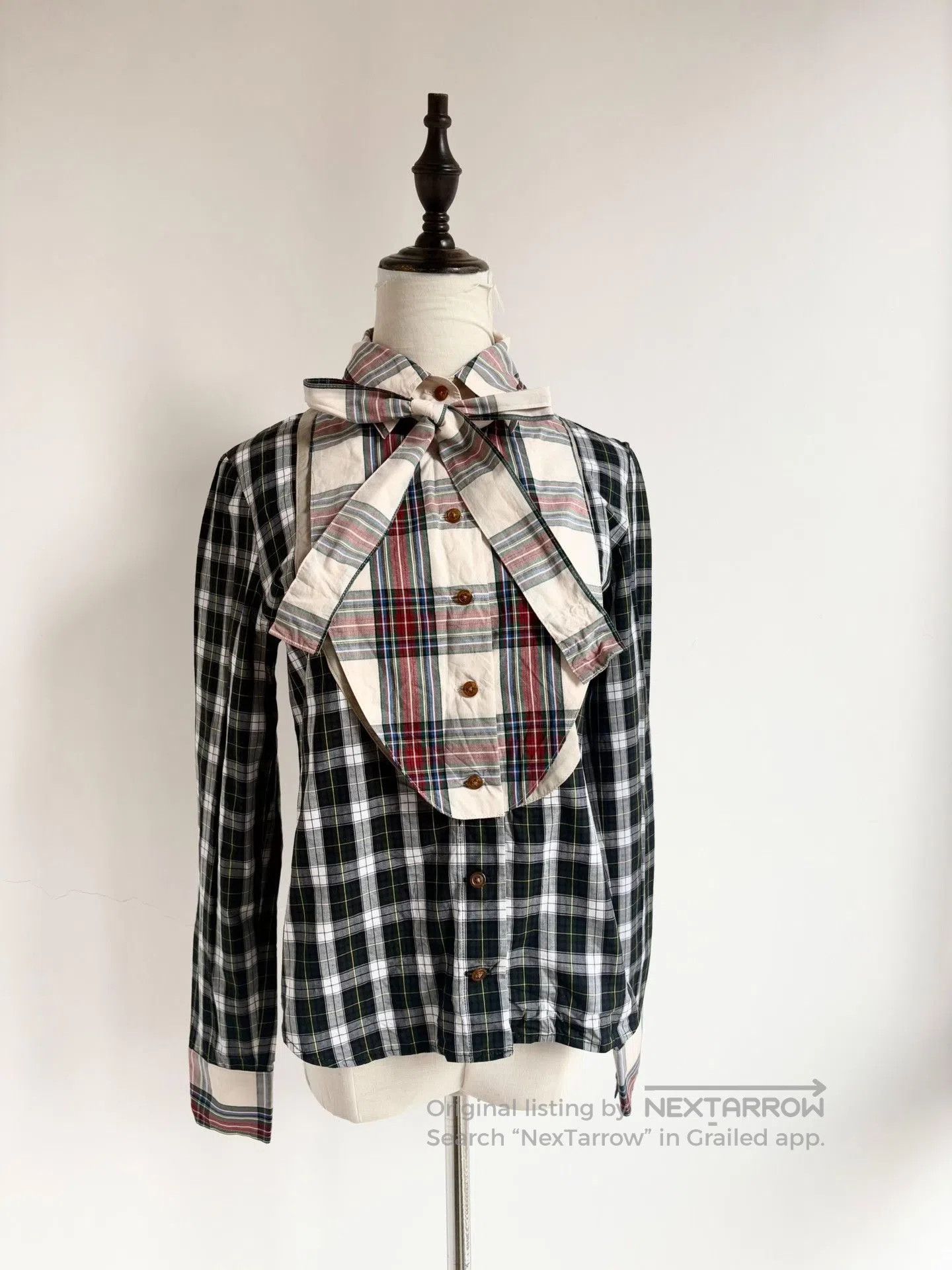 Vivienne Westwood Vivienne Westwood Vintage Plaid Bow Shirt. Size M / US 6-8 / IT 42-44 - 1 Thumbnail