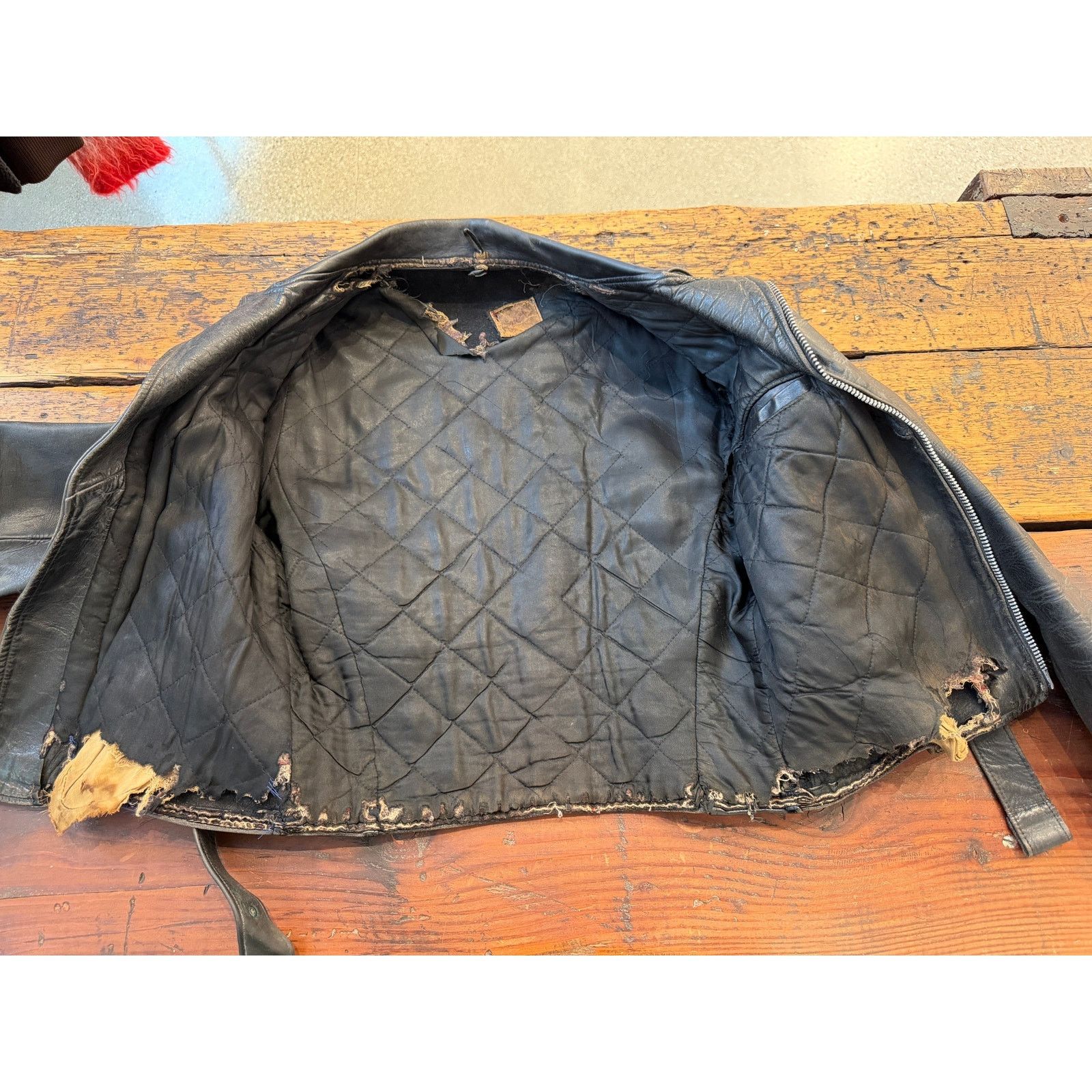 Vintage Vintage 40-50's Blatt Chicago Horsehide Leather Moto Jacket Size US M / EU 48-50 / 2 - 5 Thumbnail