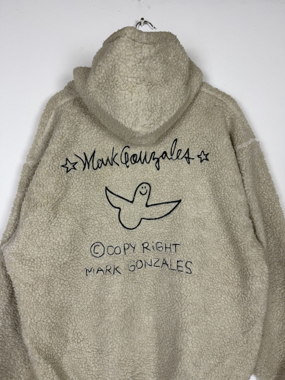 Designer Mark Gonzales Fleece Bomber Jacket Size US XL / EU 56 / 4 - 6 Thumbnail