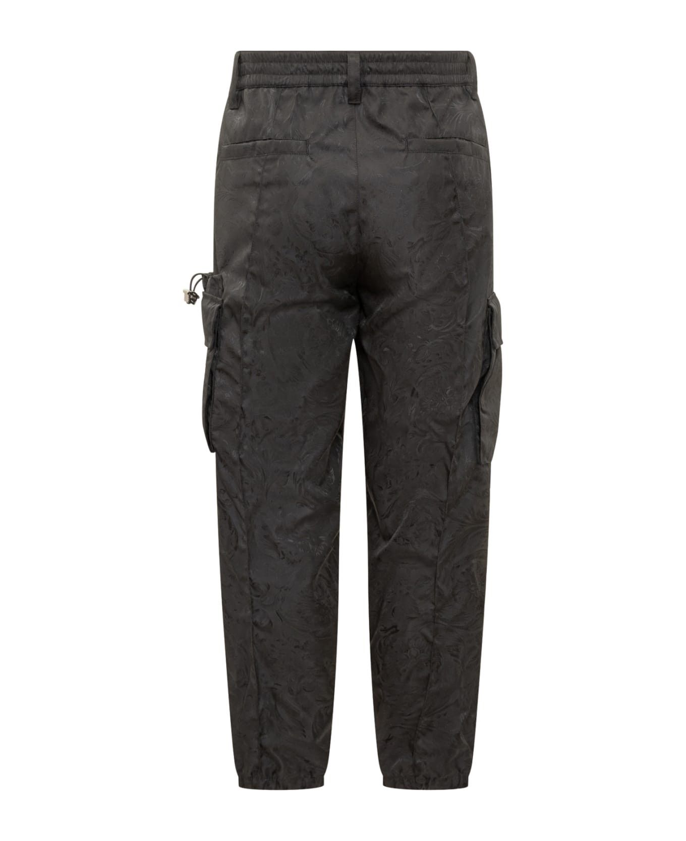 Versace o1y0425 Cargo Pant in Black Size US 30 / EU 46 - 4 Thumbnail
