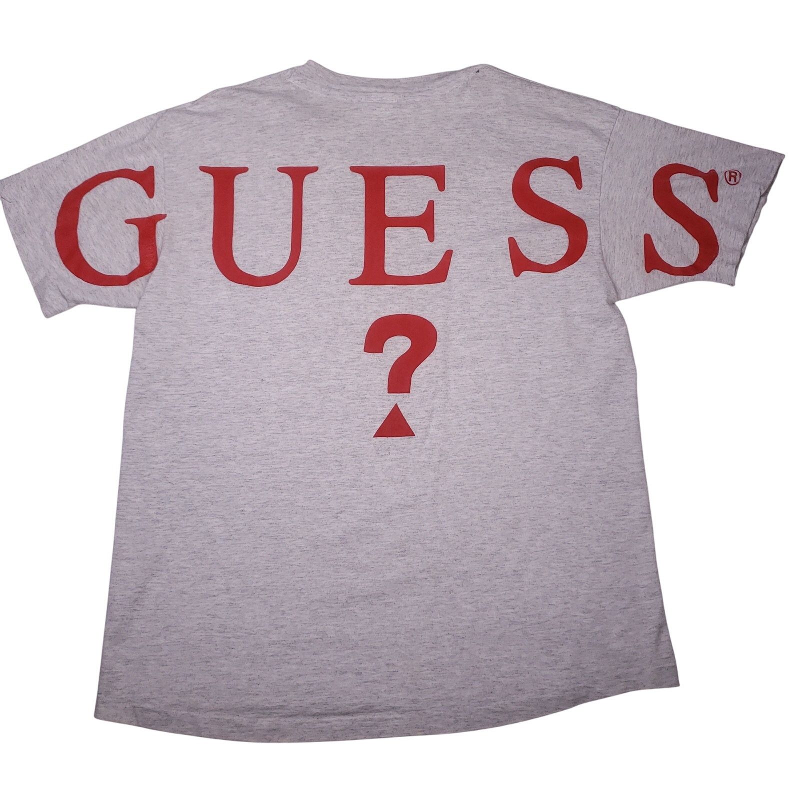 Guess Rare 80s Guess by George Marciano Back Spellout T Shirt XL Size US XL / EU 56 / 4 - 1 Thumbnail