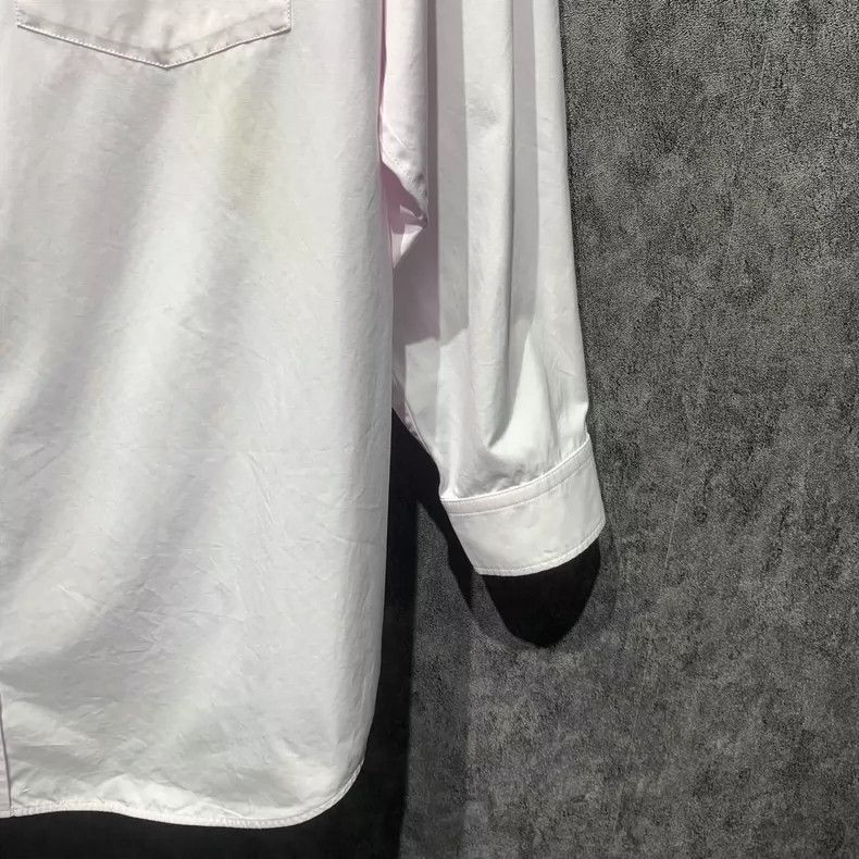 Balenciaga Balenciaga size 34 White shirt with logo on back shirt 250 Size US M / EU 48-50 / 2 - 5 Thumbnail
