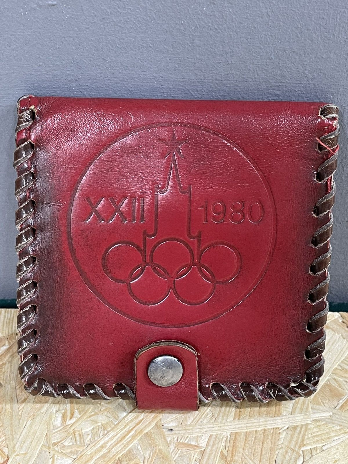 Vintage Leather wallet Olympiad 80 Size ONE SIZE - 1 Thumbnail