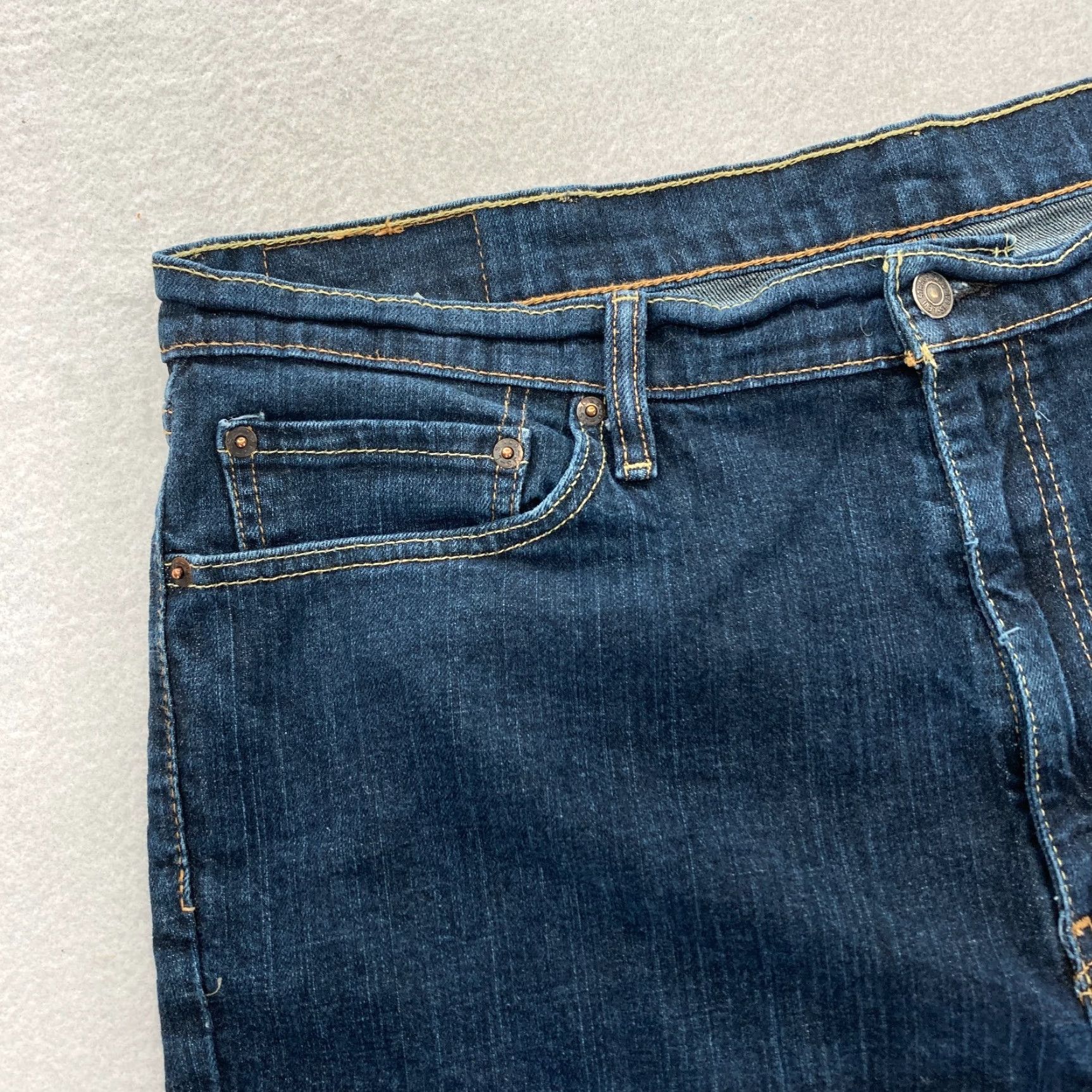 Levi's Levi's 541 Jeans Mens 40x30 Athletic Fit Tapered Leg Denim Pants Blue Stretch Cotton Spandex Size US 40 / EU 56 - 3 Thumbnail