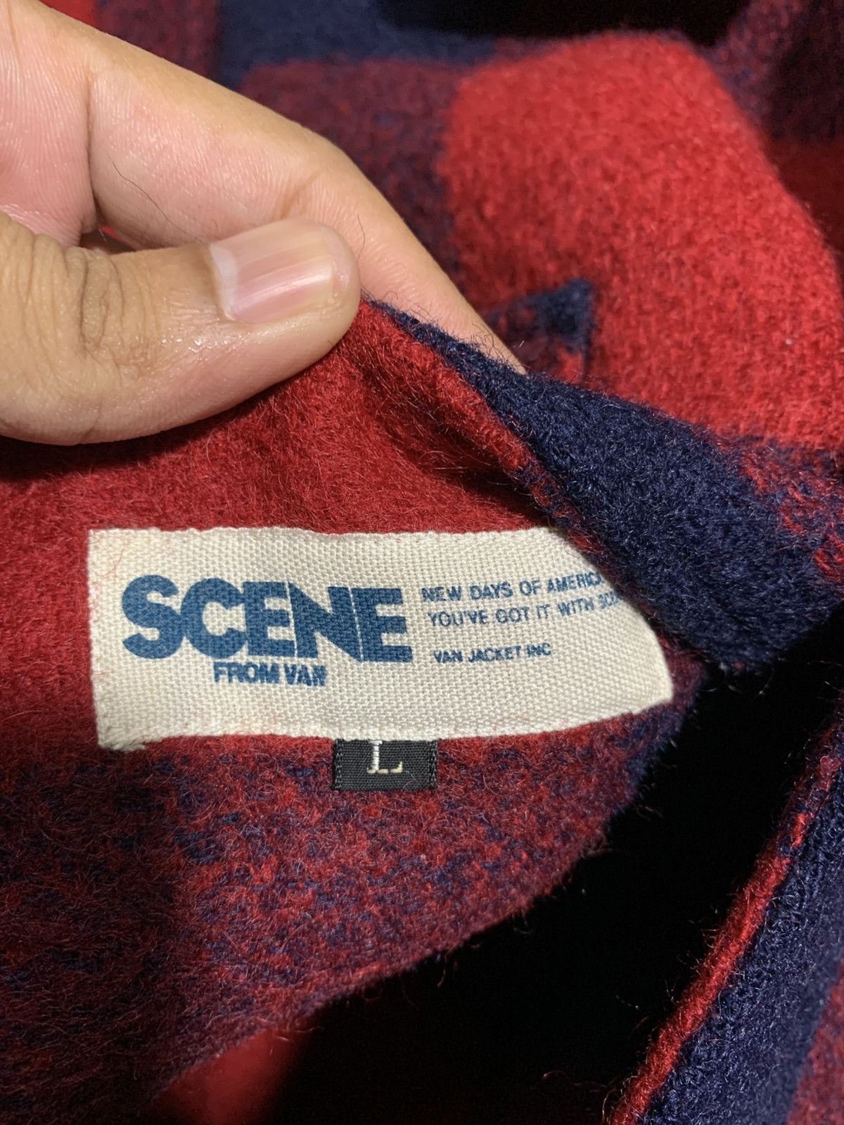 Japanese Brand × Van 🔥VAN JAC RED TARTANS MACKINAW JACKETS Size US L / EU 52-54 / 3 - 8 Thumbnail