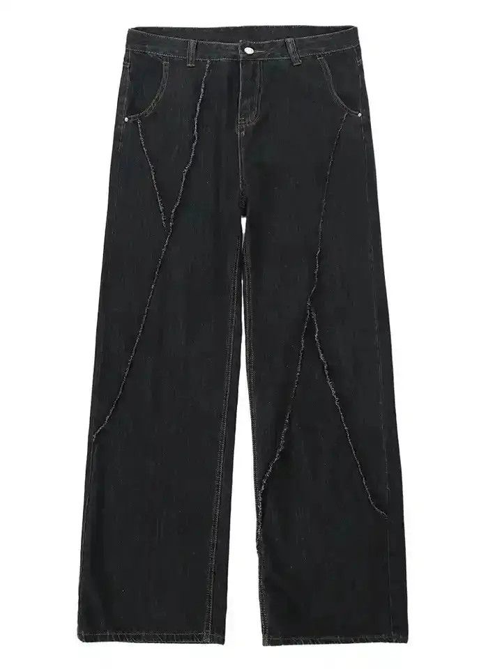 Japanese Brand Hip Hop Distressed Jeans Pants Men Ripped Patchwork Denim Size US 30 / EU 46 - 6 Thumbnail