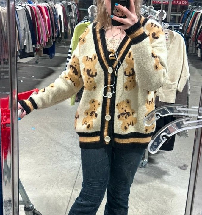 Japanese Brand teddy bear sweater Size M / US 6-8 / IT 42-44 - 2 Thumbnail