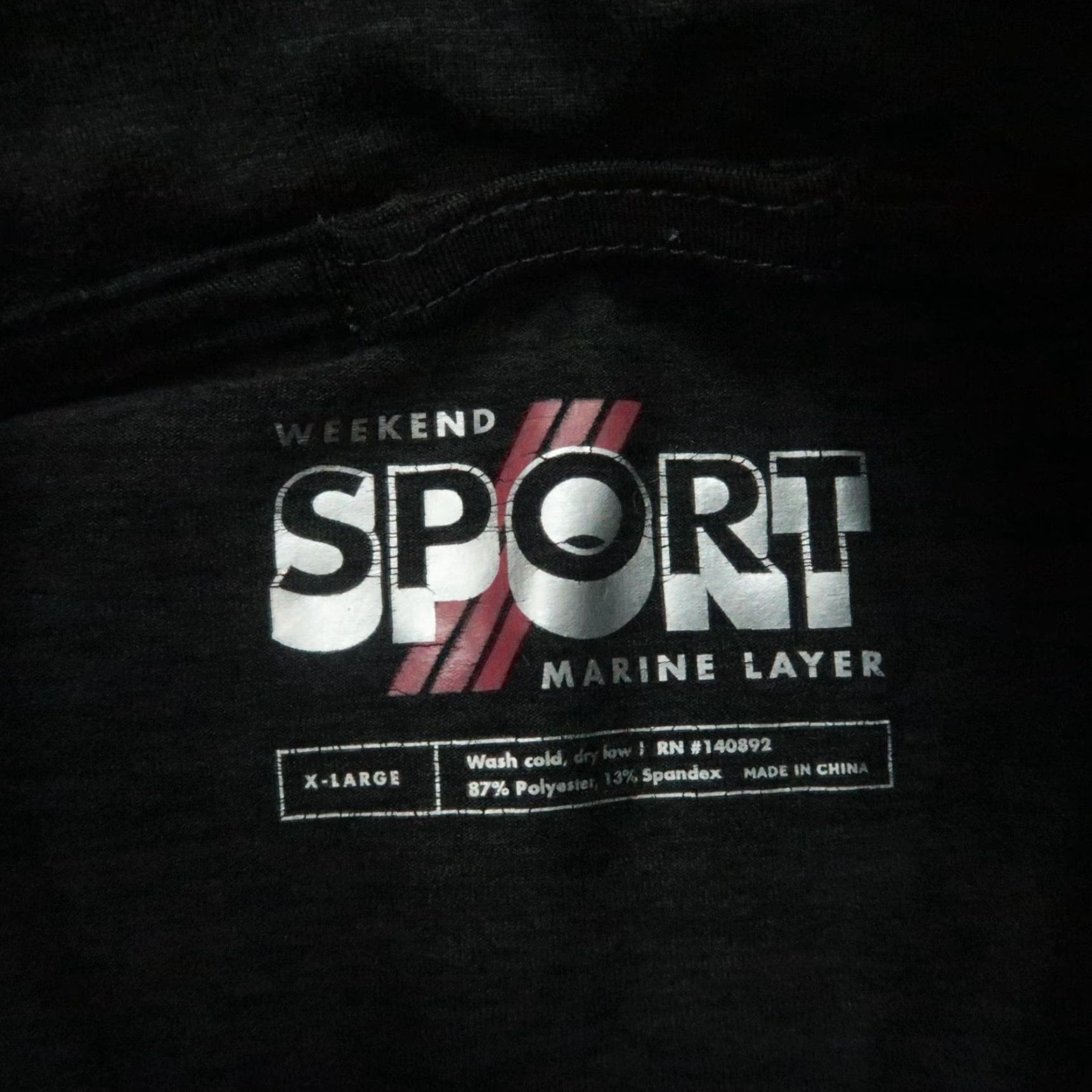 Marine Layer Marine Layer Pullover Mens Extra Large Gray Black Weekend Sport Quarter Zip XL Colorblock 1/4 Zip Casual Size US XL / EU 56 / 4 - 3 Thumbnail