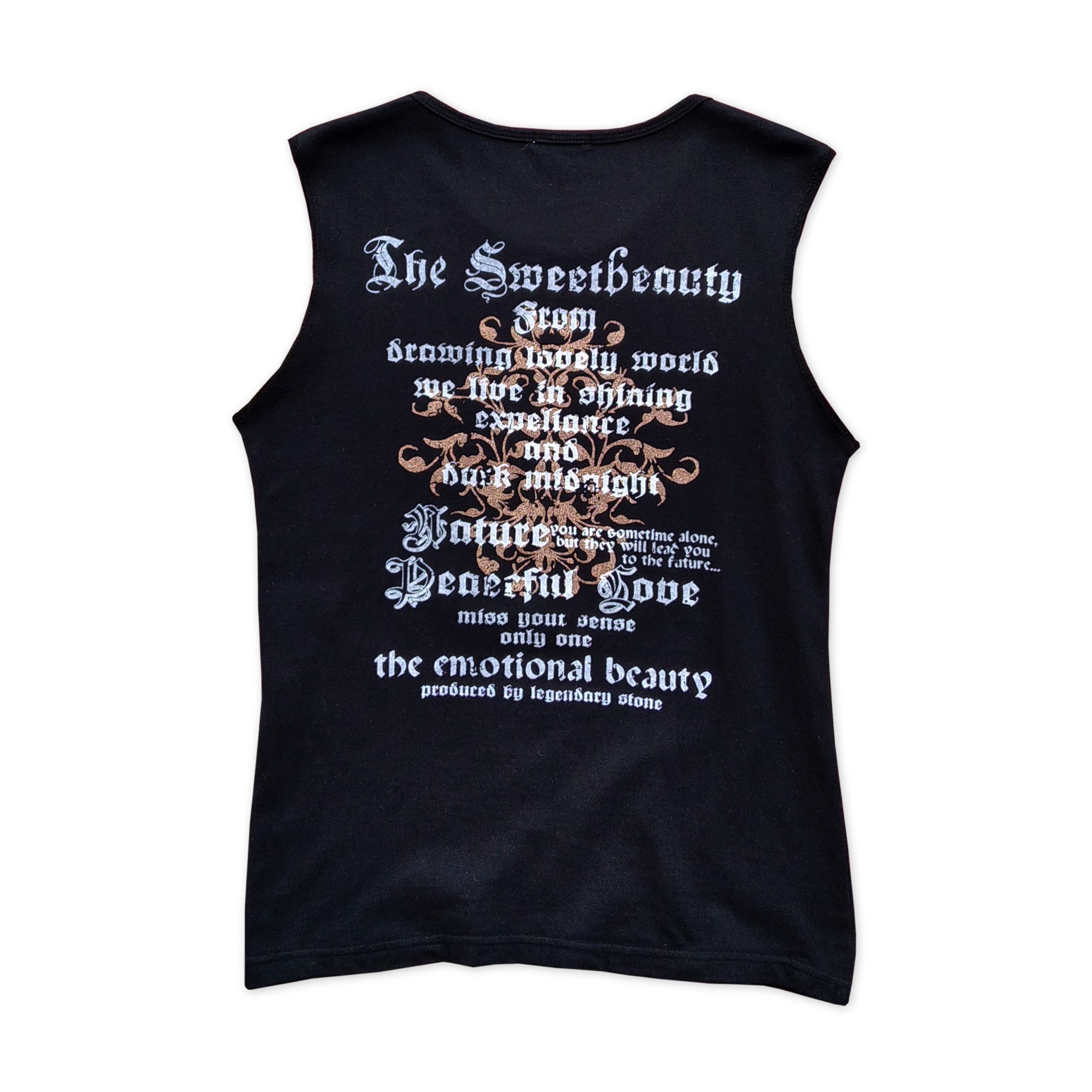 Hysteric Glamour Vintage y2k COLZA Japanese Brand Sleeveless / Tank Tops Size US M / EU 48-50 / 2 - 2 Thumbnail