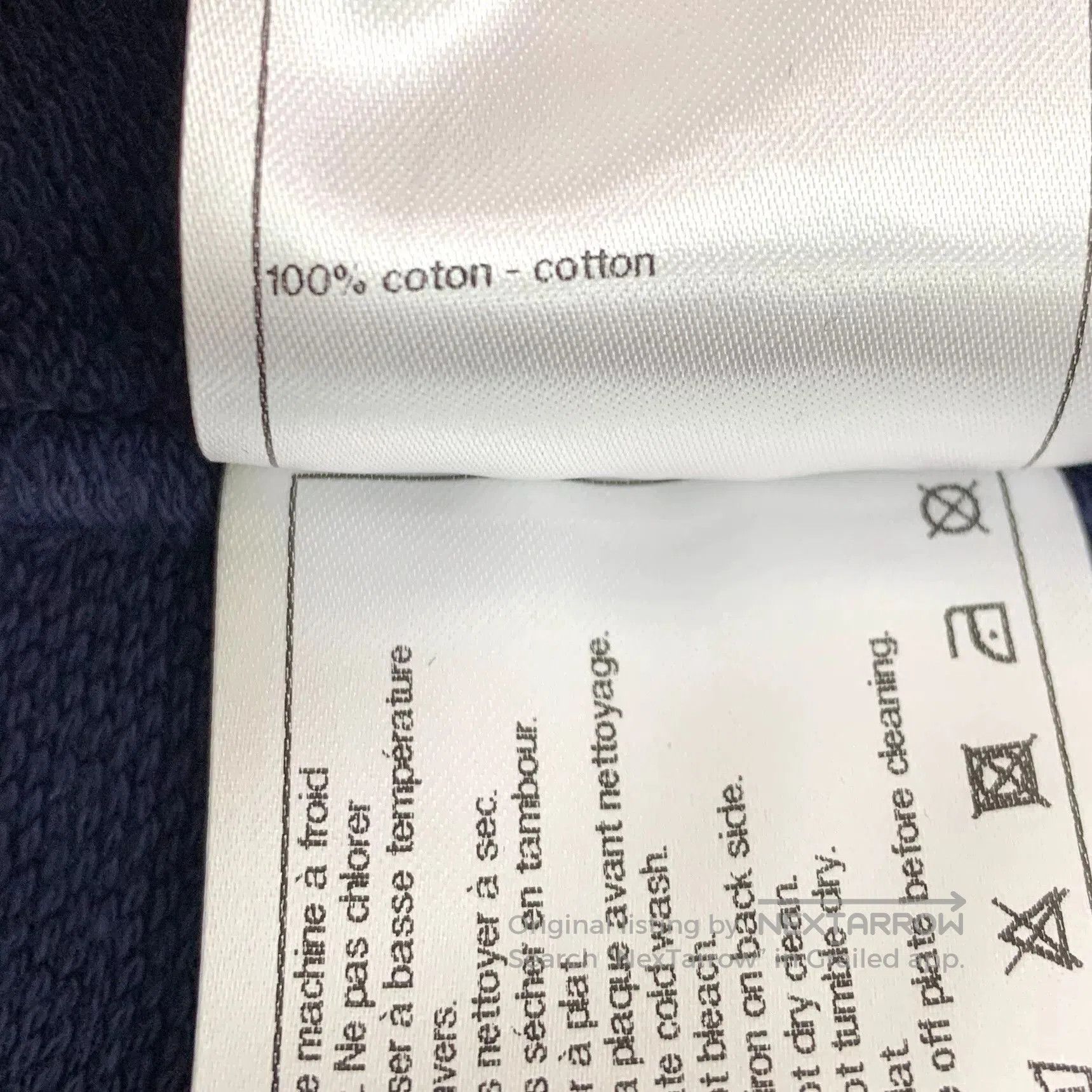 Chanel dark blue chanel cotton short sleeve t-shirt. Size US S / EU 44-46 / 1 - 8 Thumbnail