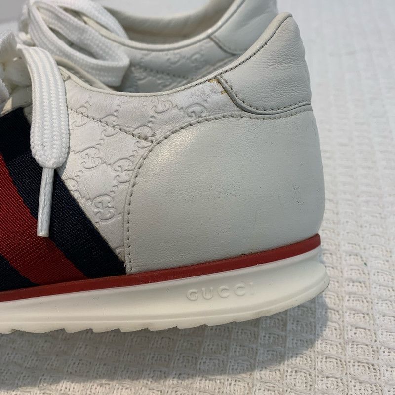 Gucci Gucci White Casual Sneakers for Everyday Wear -2508 Size US 5.5 / EU 38 - 4 Thumbnail