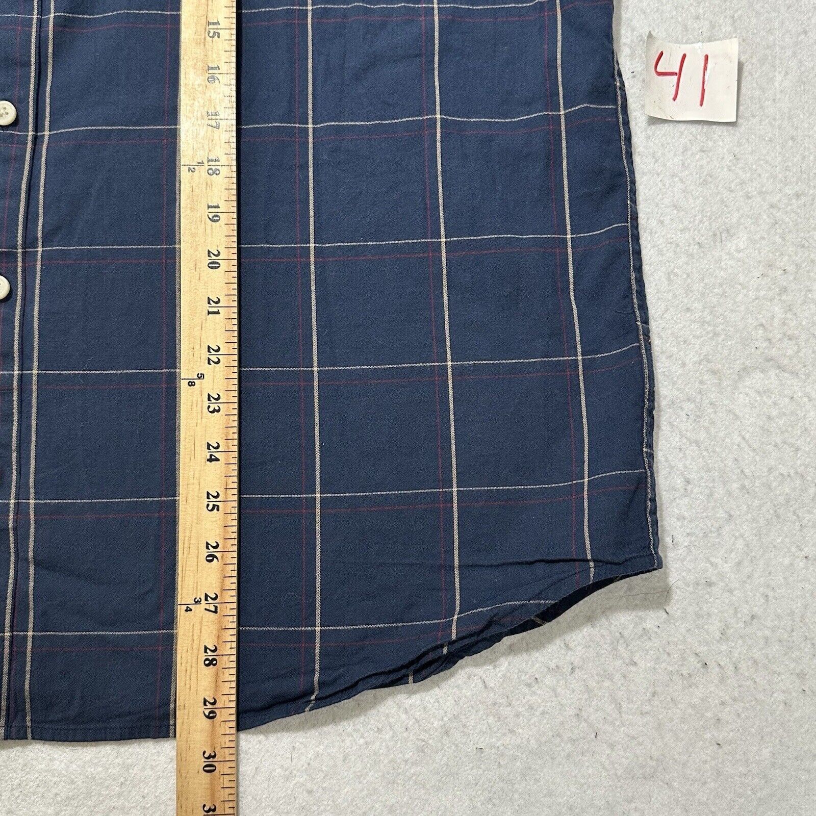 Columbia Columbia XXL Vapor Ridge Button Down Shirt Navy Blue Plaid Size US XXL / EU 58 / 5 - 10 Thumbnail