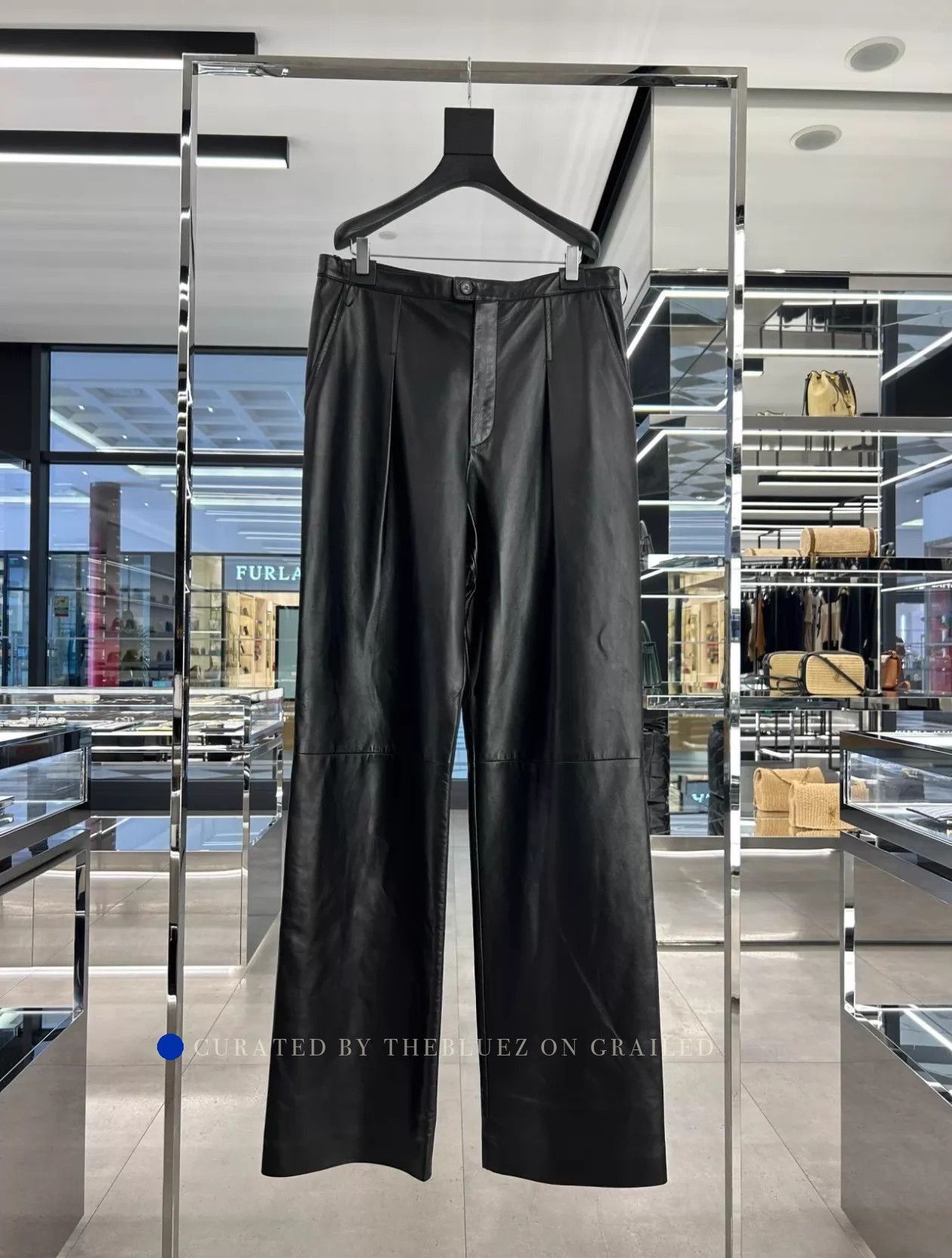 Saint Laurent Paris Black Wide Leg Casual Pants Size US 32 / EU 48 - 1 Thumbnail