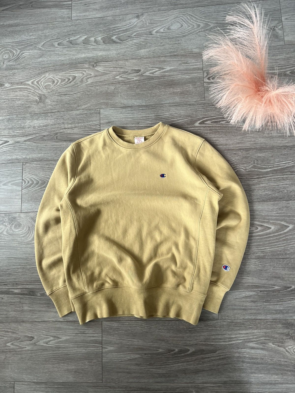 Champion × Japanese Brand × Other ‼️Champion Knit Logo Heavy Cotton Crew neck Sweatshirt‼️ Size US L / EU 52-54 / 3 - 6 Thumbnail