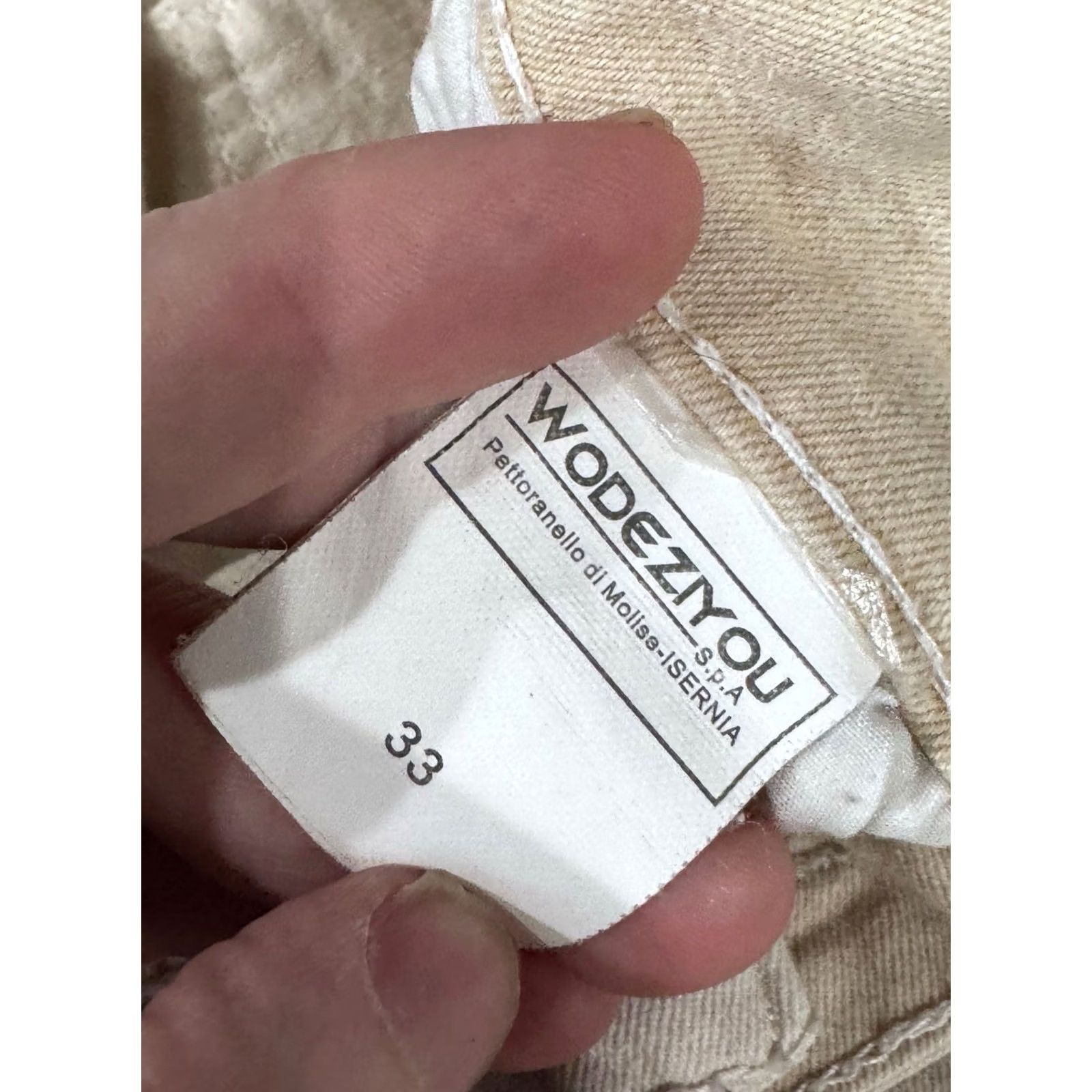 Nique Wodeziyou Isernia Unique Jeans Pants 33 x 32 Mens Regular 33 Multicolor Paperbag 90s Size US 33 - 5 Thumbnail