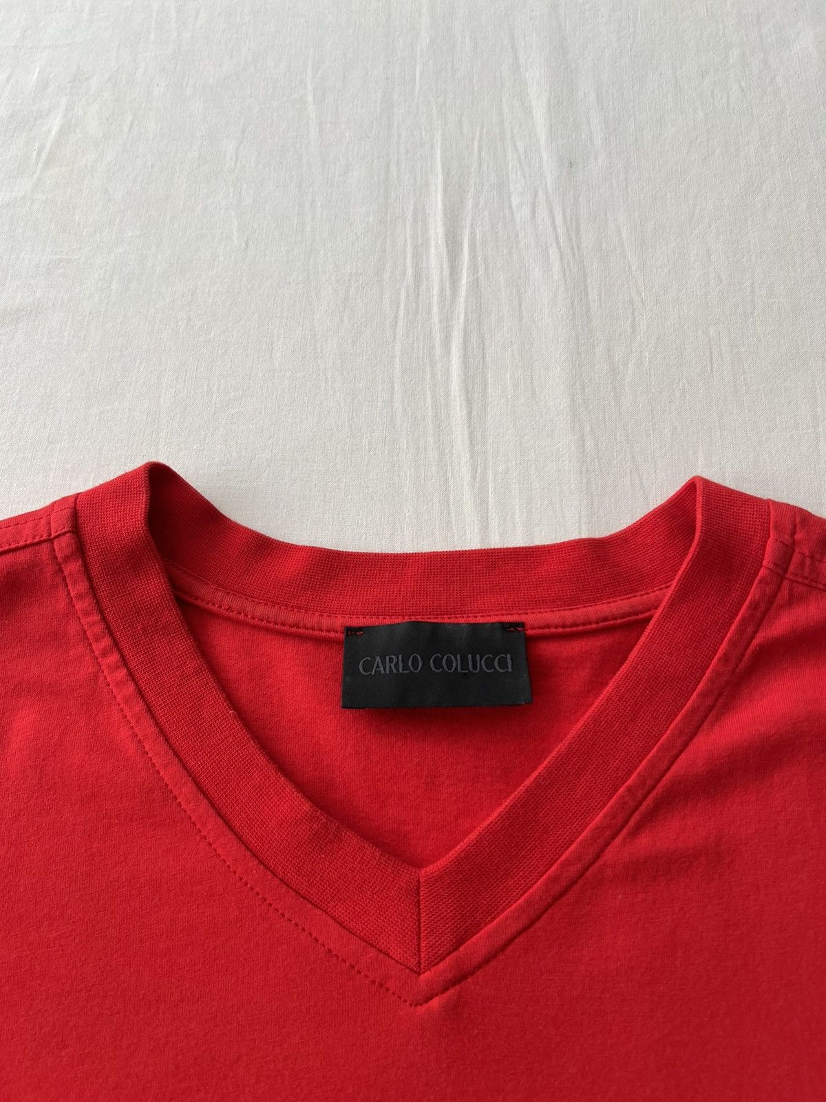 Carlo Colucci Carlo Colucci Small Logo Red T-shirt Size US L / EU 52-54 / 3 - 10 Thumbnail