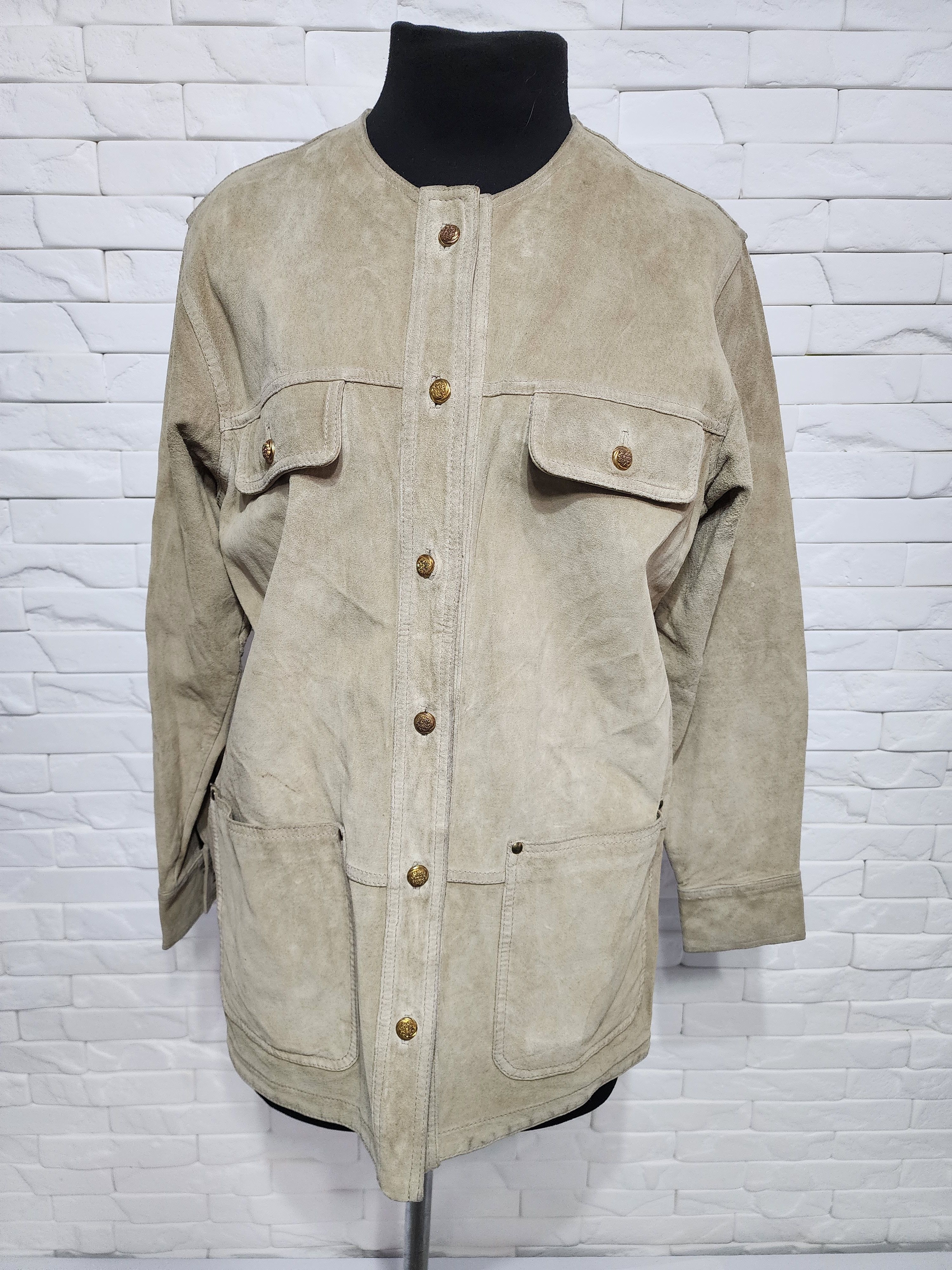 Other Women's shirt made of genuine suede. Size XL / US 12-14 / IT 48-50 - 1 Thumbnail