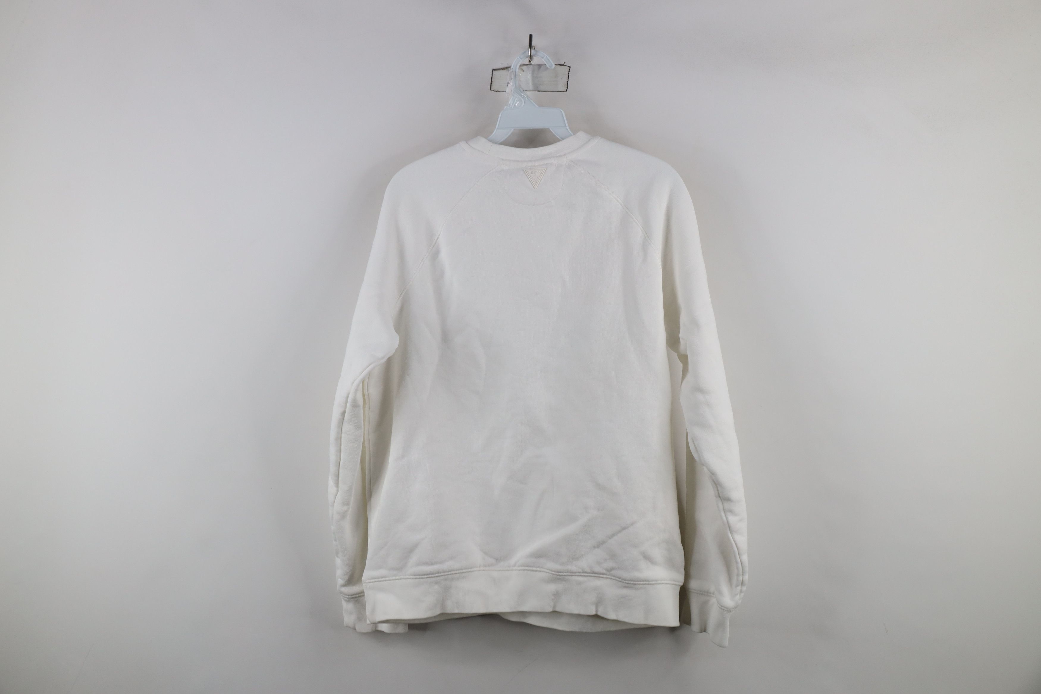 Guess × Vintage Vintage 90s Y2K Guess Spell Out Crewneck Sweatshirt White Size US M / EU 48-50 / 2 - 10 Thumbnail