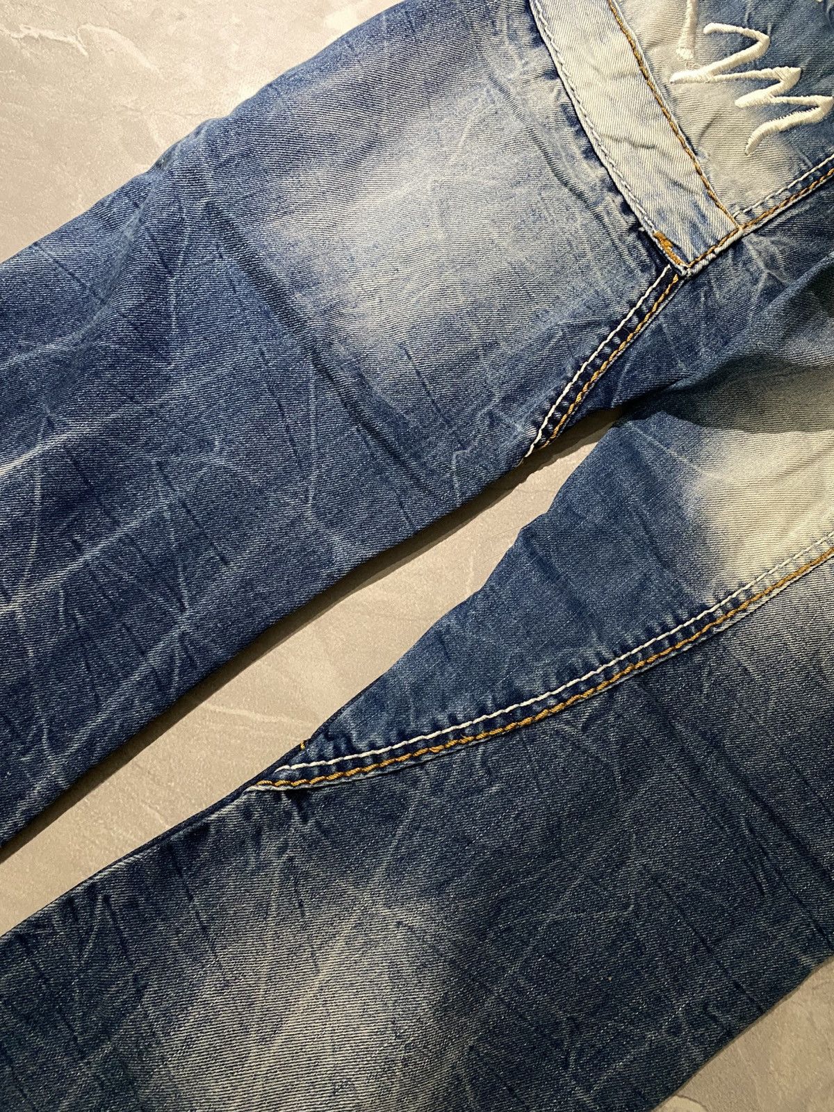 Japanese Brand WOW Avan Slim Fit Jeans Hysteric Glamour Style- archive y2k Size US 31 - 10 Thumbnail