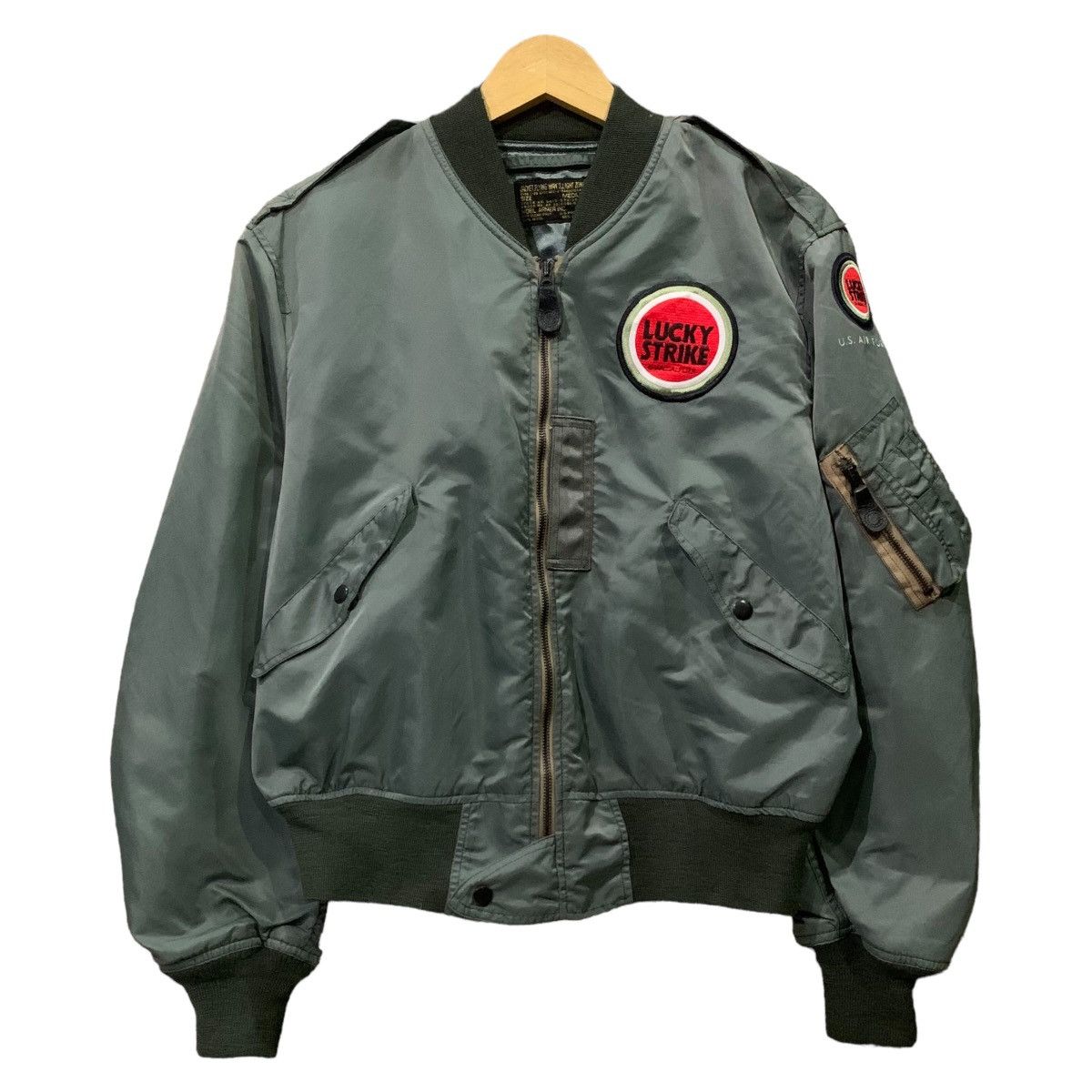 Vintage Lucky Strike L-2B Military Bomber Jacket