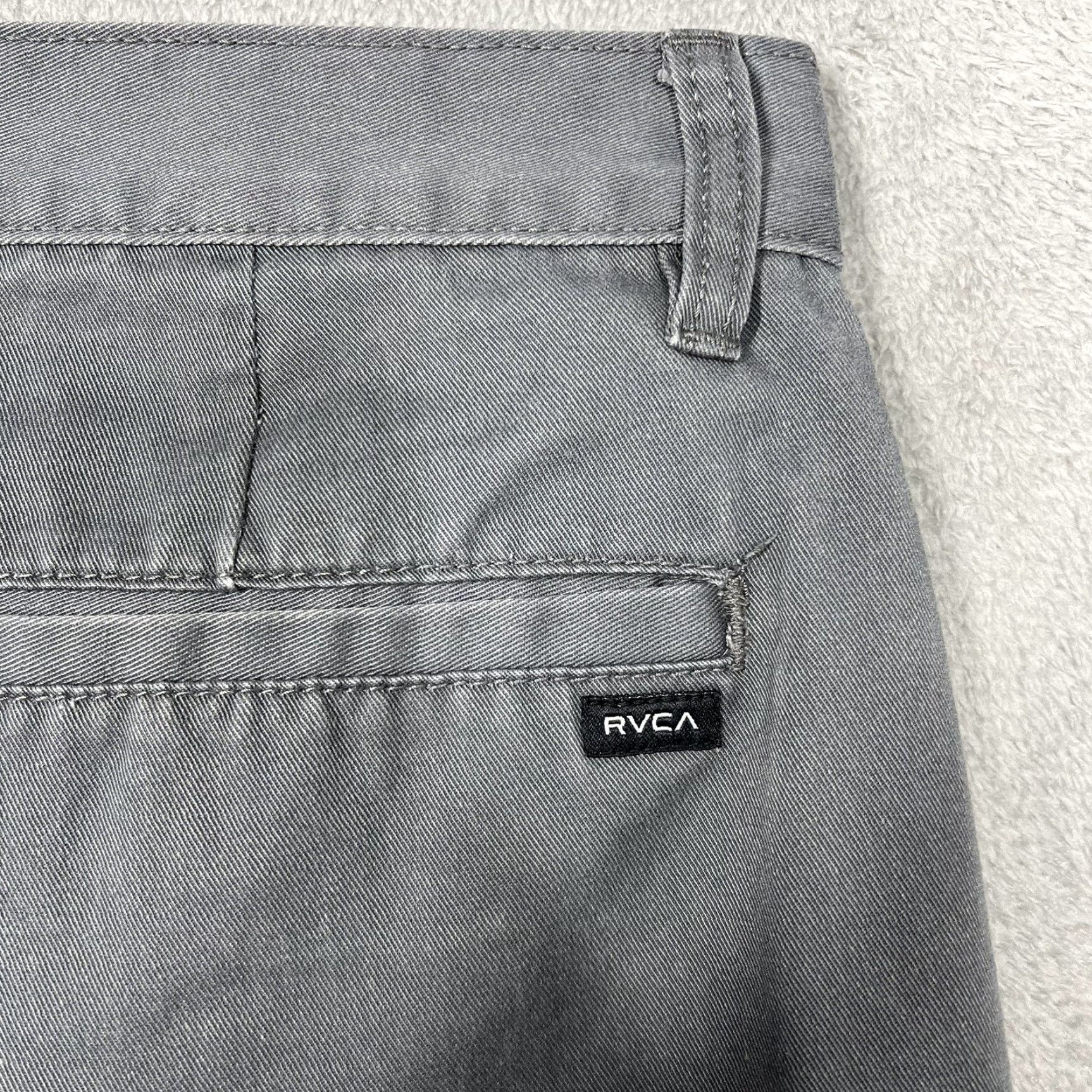 RVCA RVCA Men’s Slim Chino Shorts Casual Dark Gray 10” Inseam EUC Size US 38 / EU 54 - 6 Thumbnail