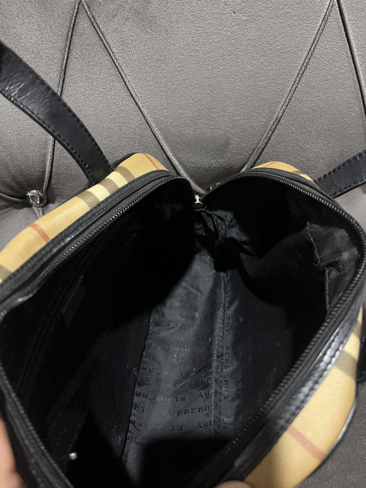Burberry Authentic Burberry Nova Check Dome Handbag Size ONE SIZE - 20 Thumbnail
