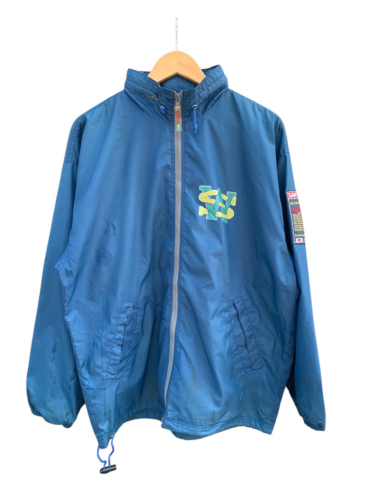 Japanese Brand Vintage SantaWorld 1984 Light Jacket Size US L / EU 52-54 / 3 - 1 Thumbnail