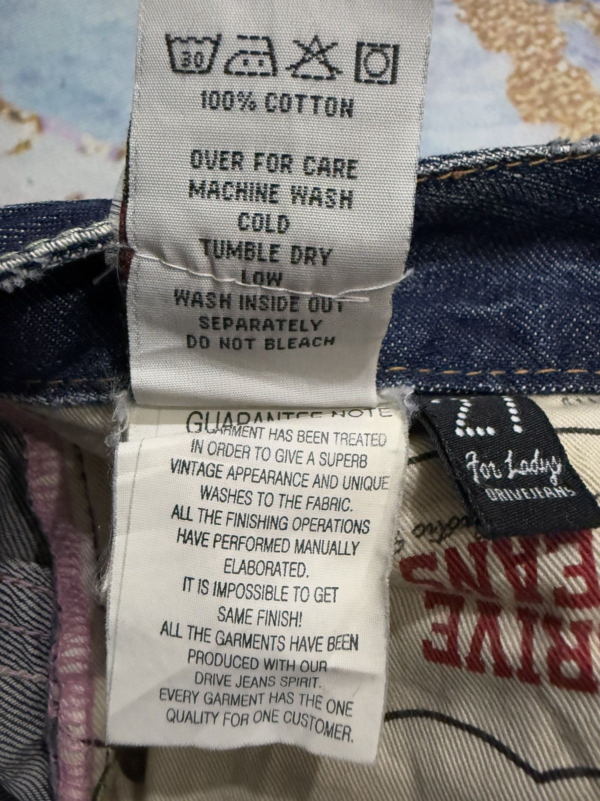 Japanese Brand DRIVE JEANS FLARED BOOTCUT JEANS Size 29" - 15 Thumbnail