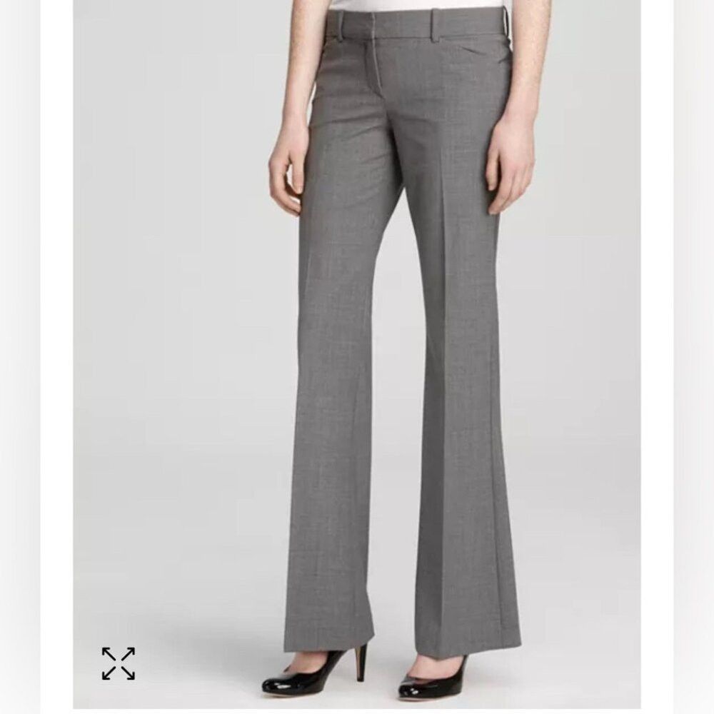 Theory Theory Max 2 Urban Wool Blend Heather Grey Pants Size 4 Size 27" / US 4 / IT 40 - 1 Thumbnail
